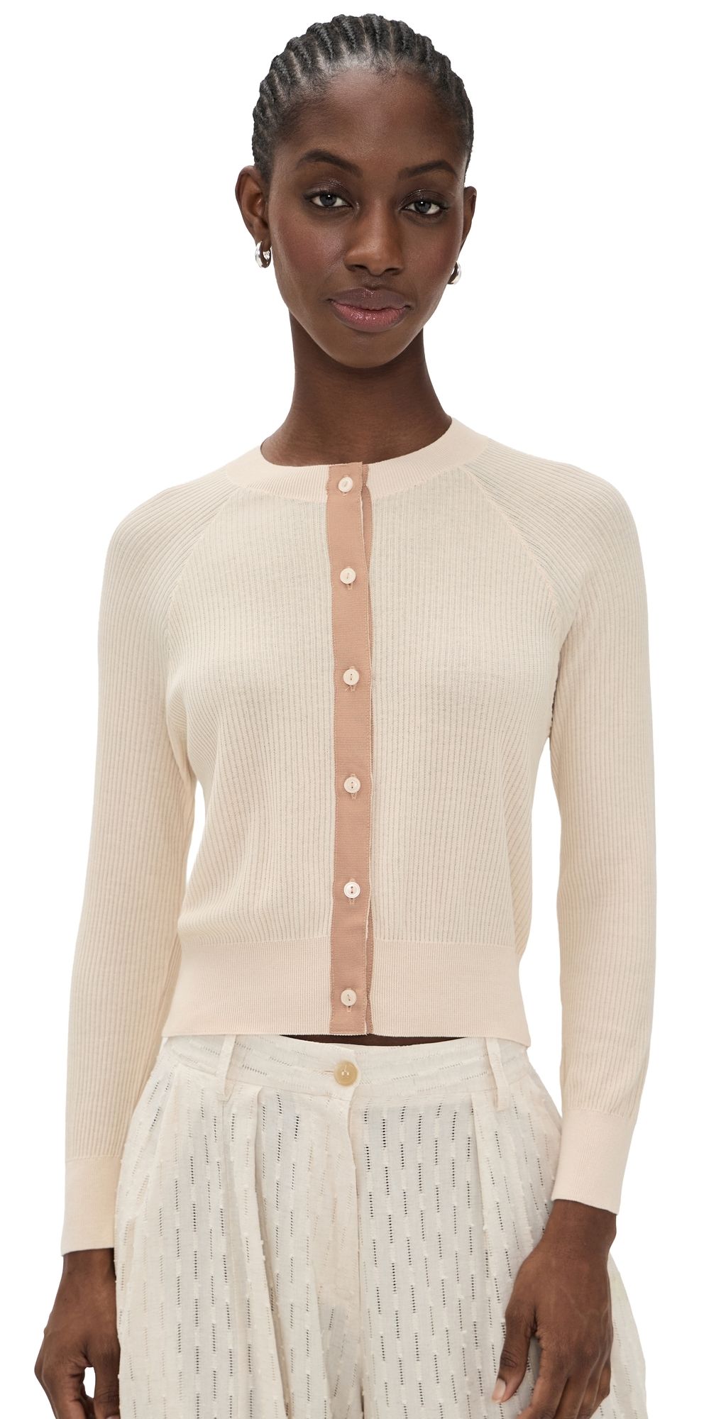 THE GREAT. The Dainty Cardigan Soft Petal 2