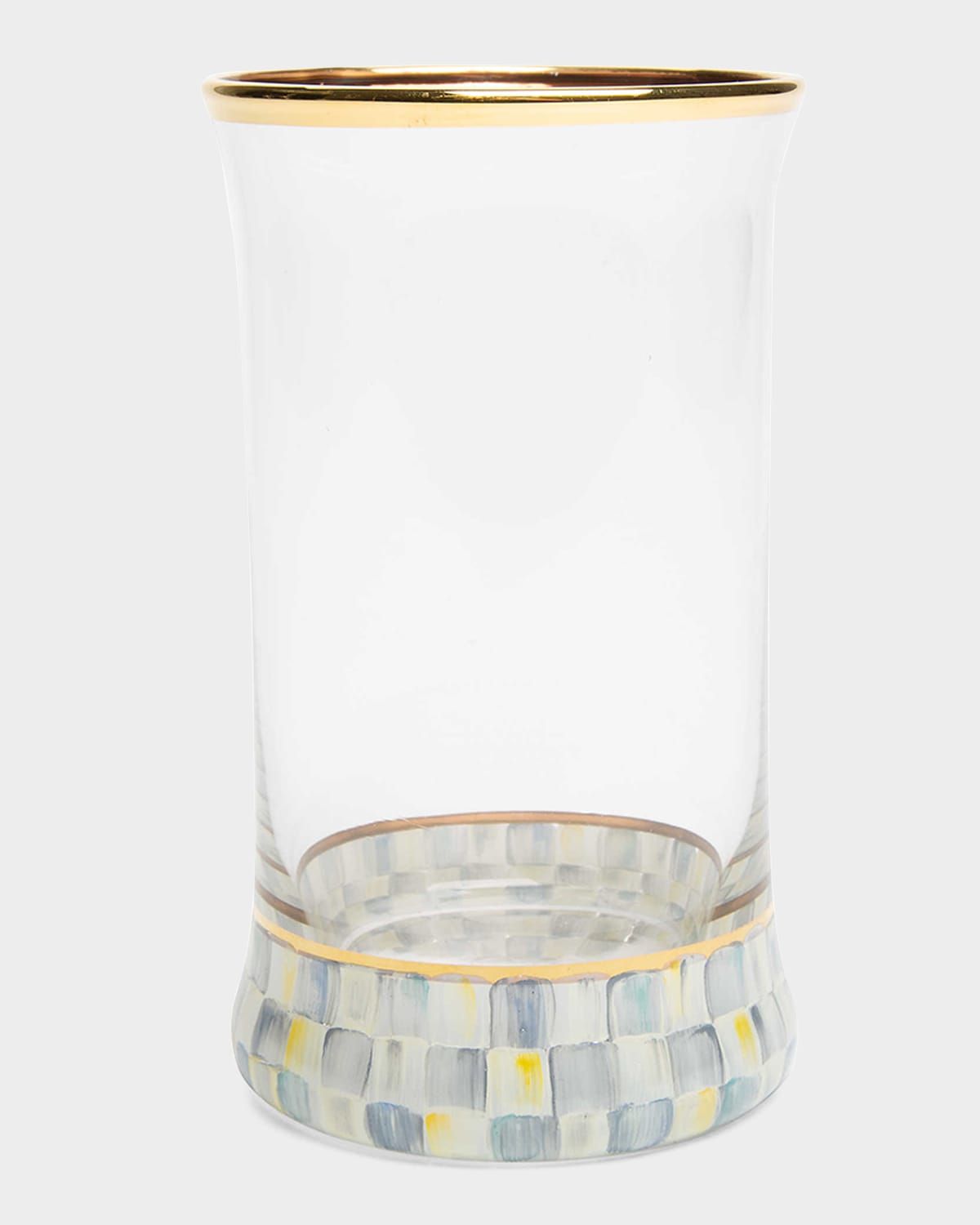 Sterling Check Highball Glass