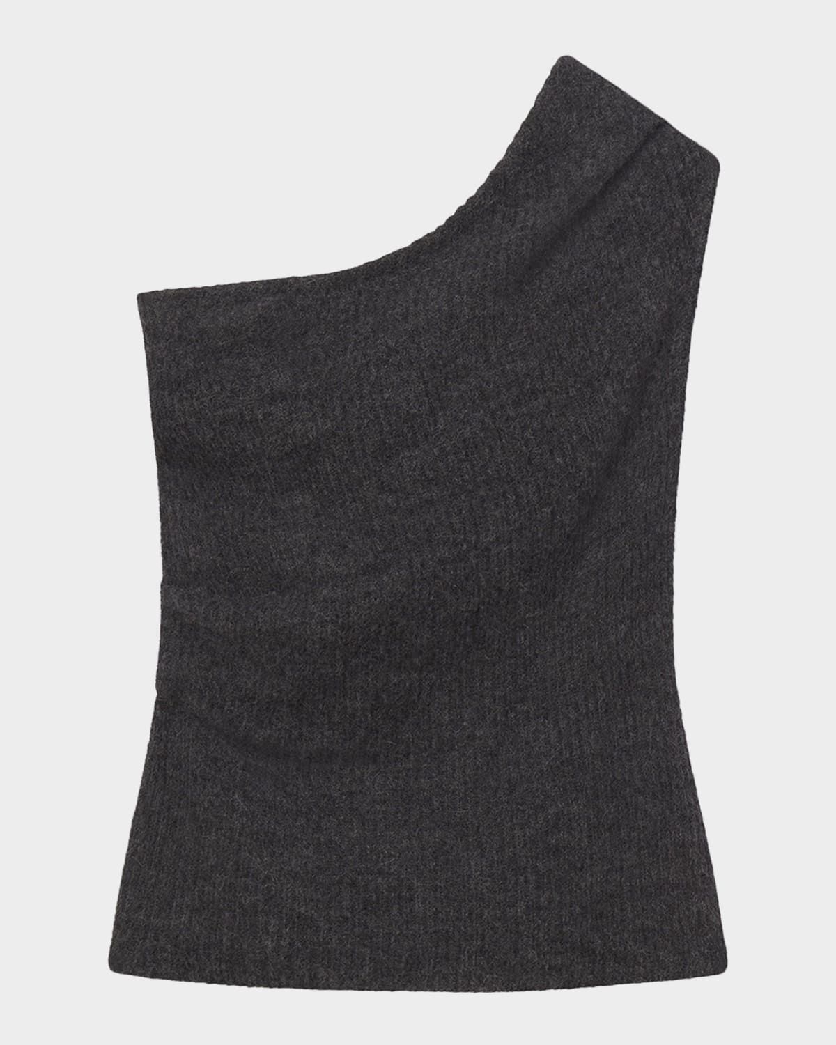 Sue Brushed Alpaca-Blend Knit Top