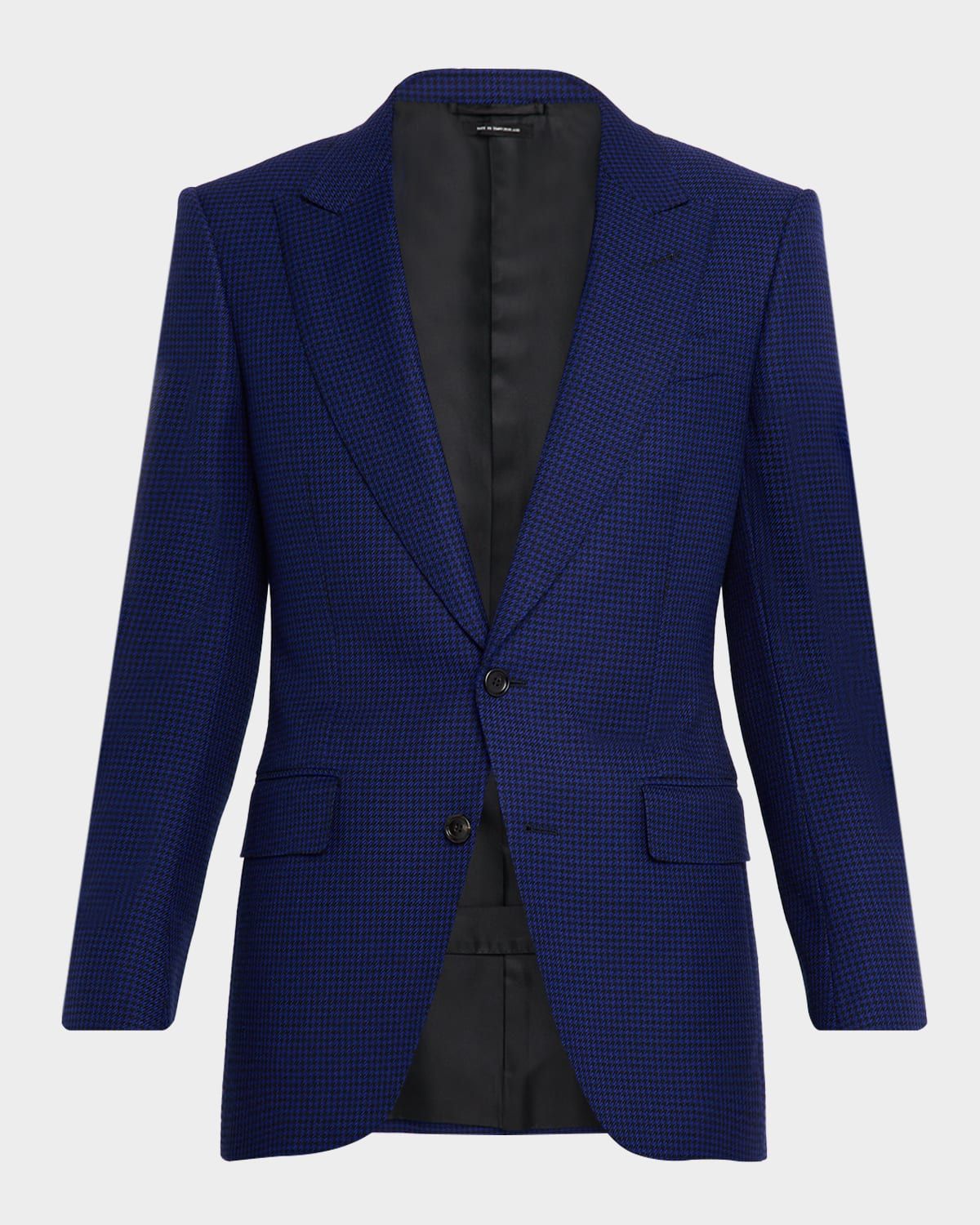 Men & apos;s Houndstooth Single-Breasted Sport Coat