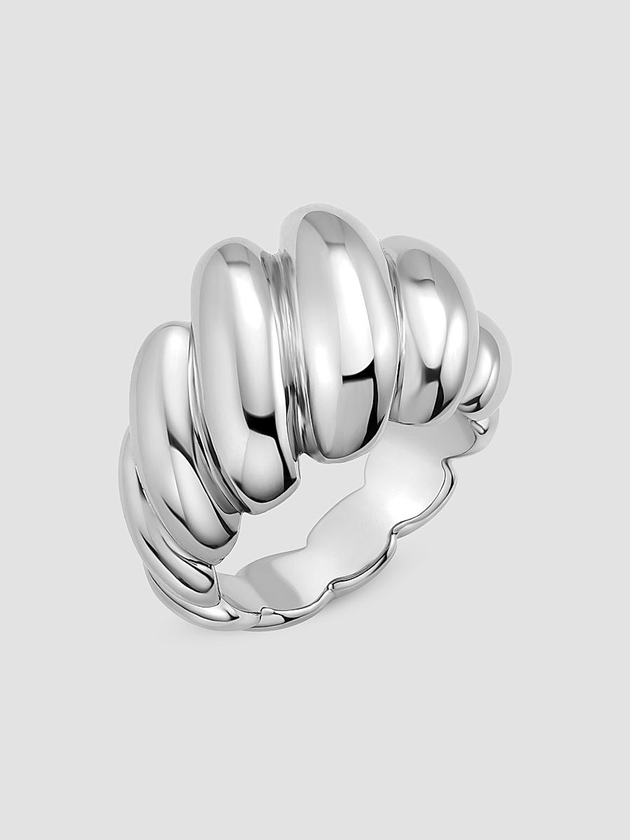 Women's Lady Finger Ring in Sterling Silver - Silver - Size 8