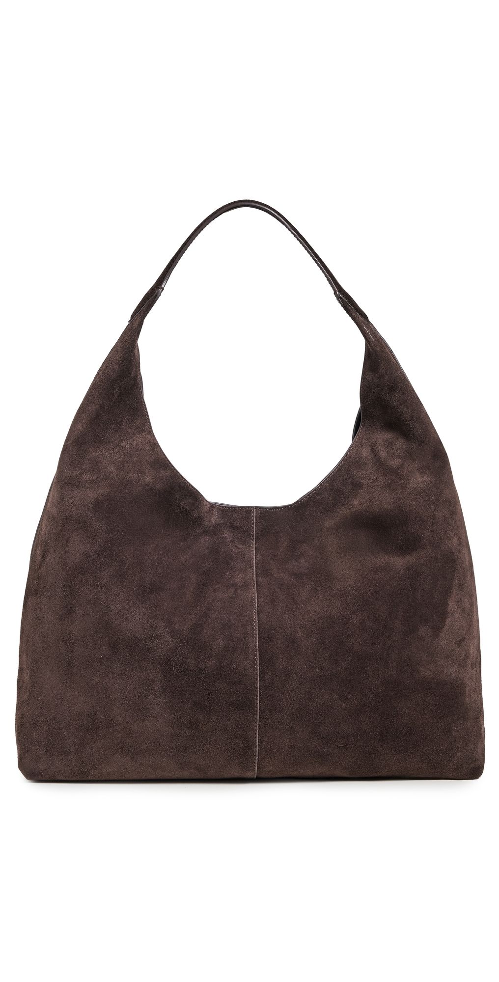 Madewell Suede Large Slouchy Shoulder Tote Dark Carob One Size
