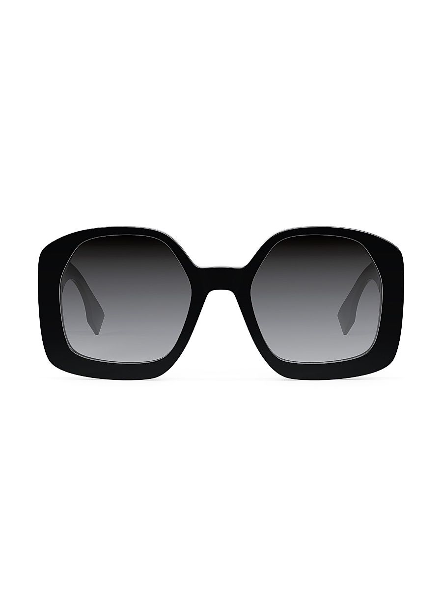 Women's O'Lock 54MM Square Sunglasses - Black