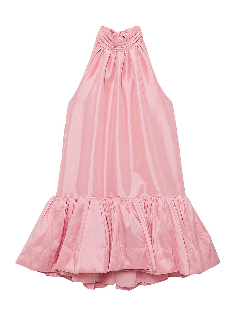 Women's Hope Taffeta Bow Tie Minidress - Dusty Rose - Size XL