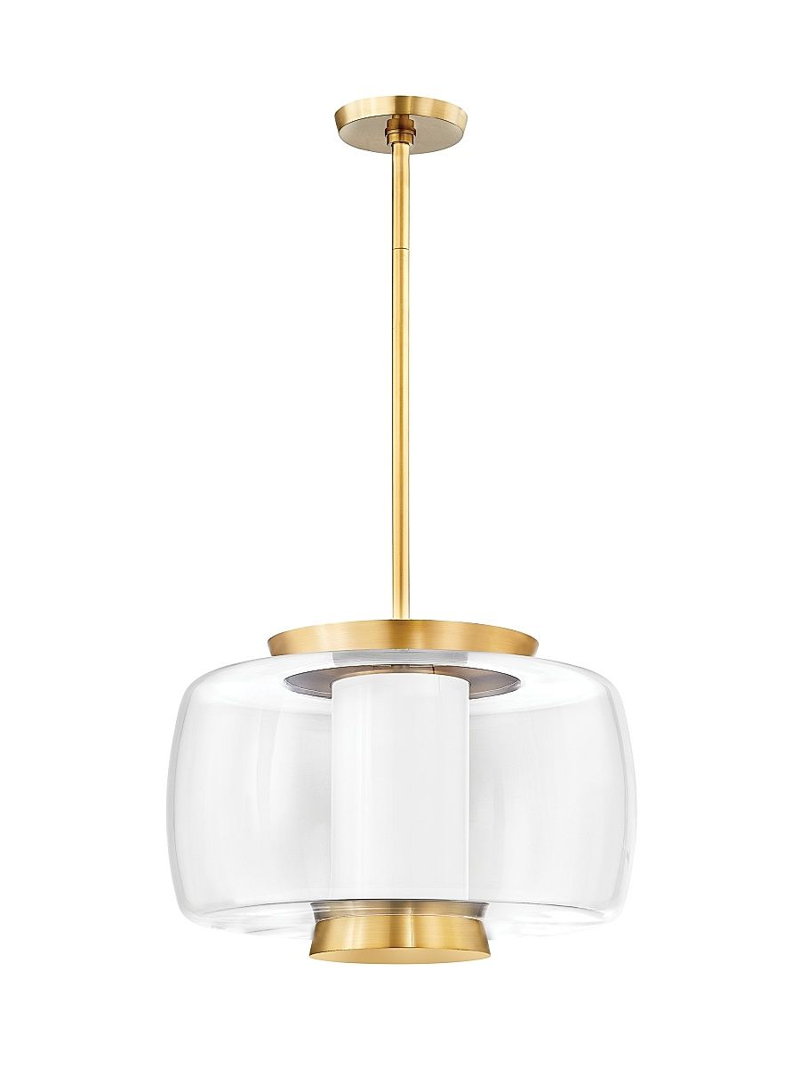 Beau Pendant - Aged Brass - Size Small