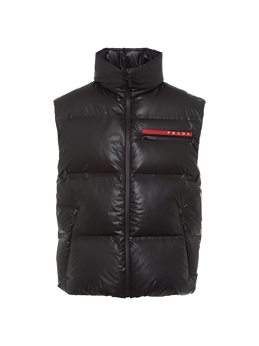 Men's Light Re-Nylon Down Vest - Black - Size XS