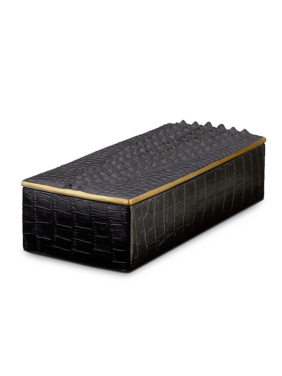 Crocodile Porcelain Box