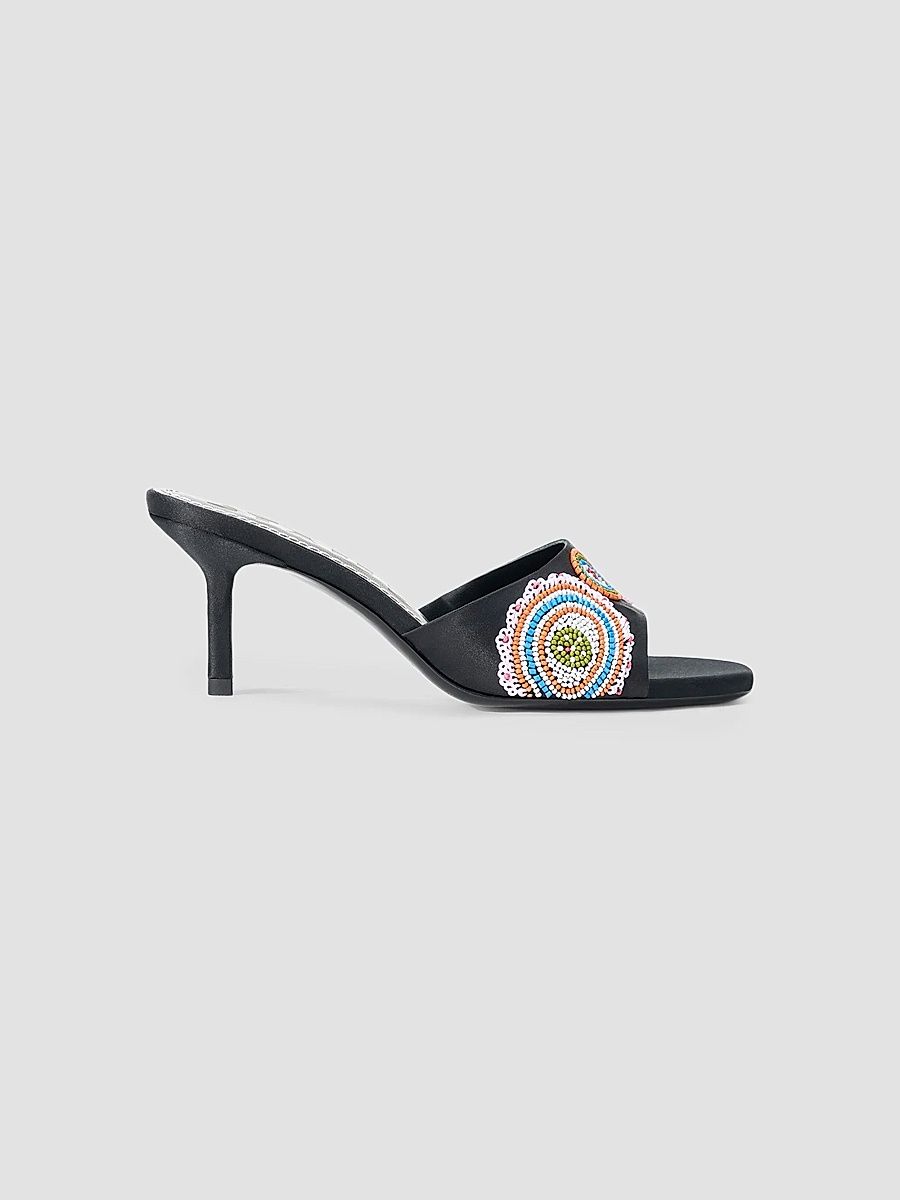 Women's Bea Millefiore 70MM Embellished Mules - Millefiore - Size 8