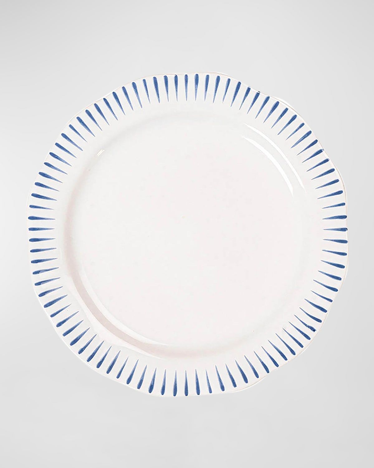 Sitio Stripe Delft Blue Dessert/Salad Plate