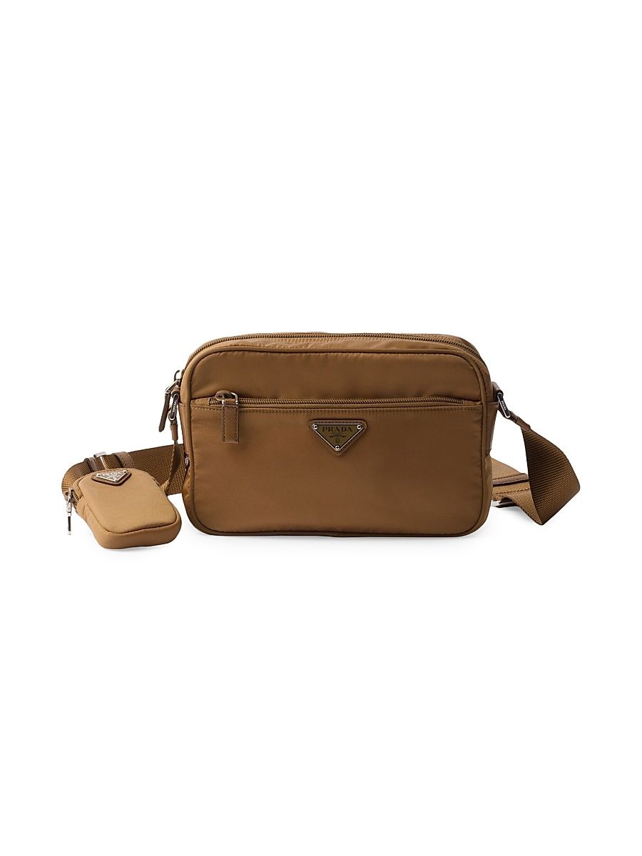 Women's Re-Nylon Shoulder Bag - Dark Brown