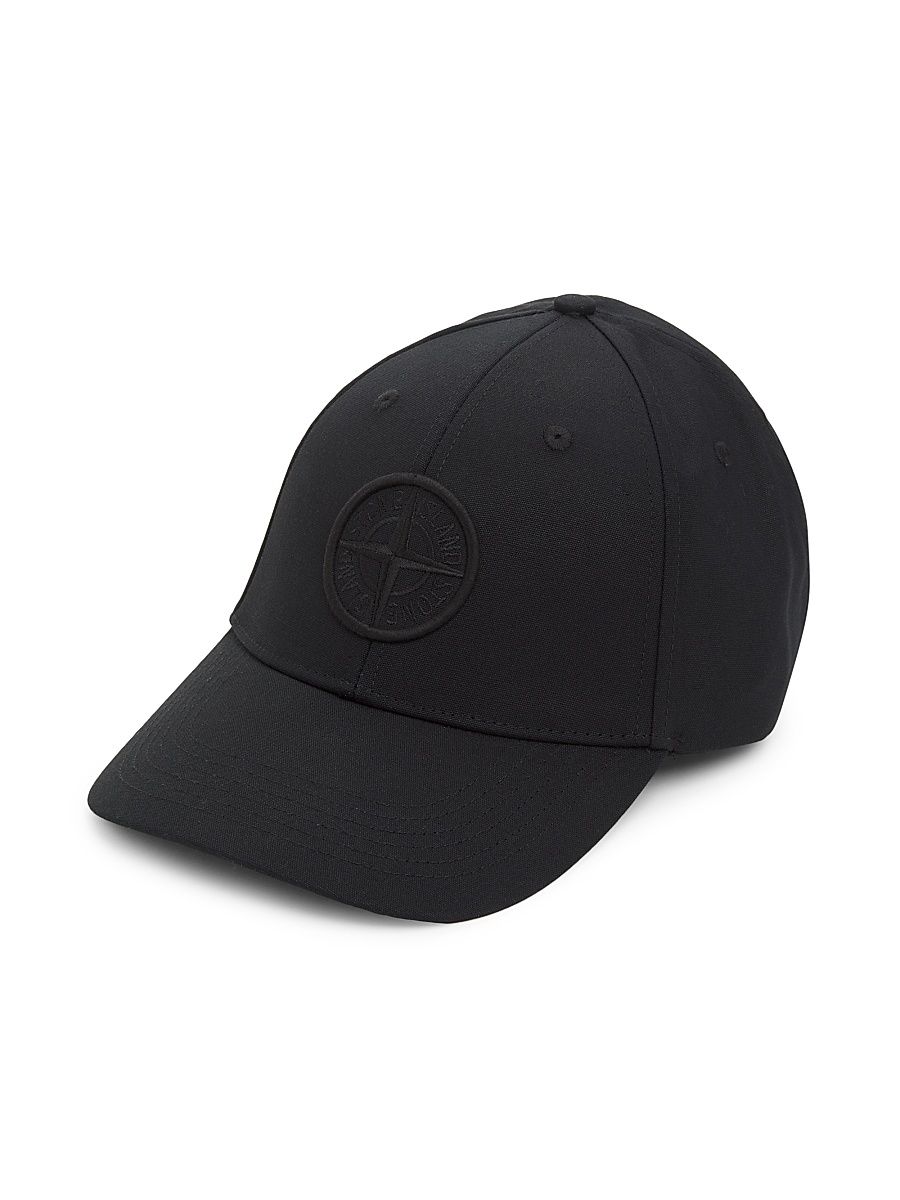 Men's Compass Logo Baseball Cap - Black