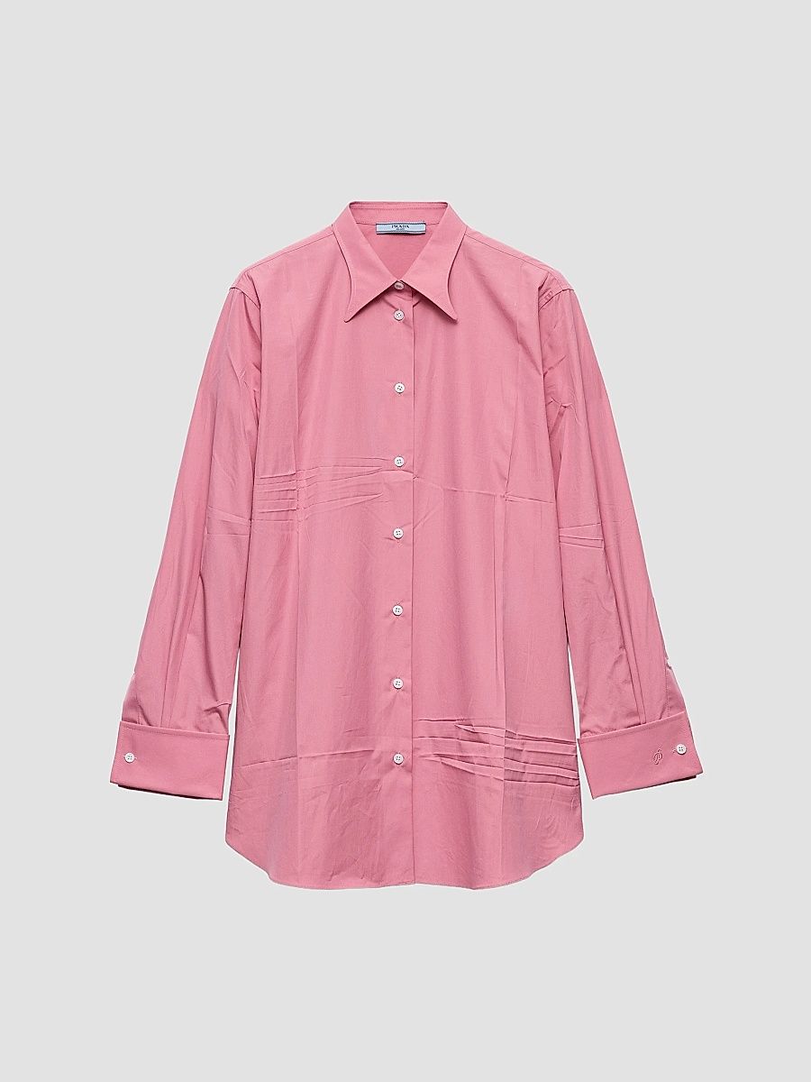 Women's Poplin Shirt - Pink - Size 0