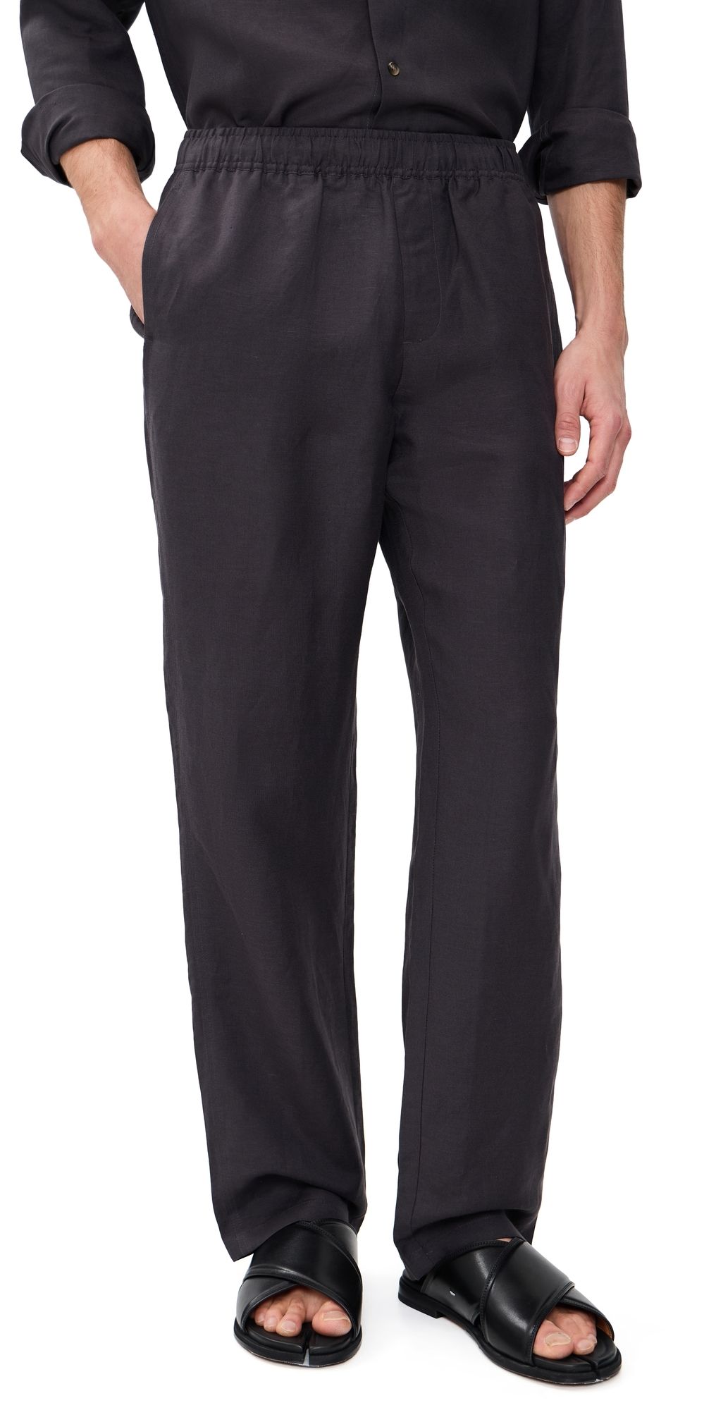 AUTO-REPLY Linen Pants Granite L