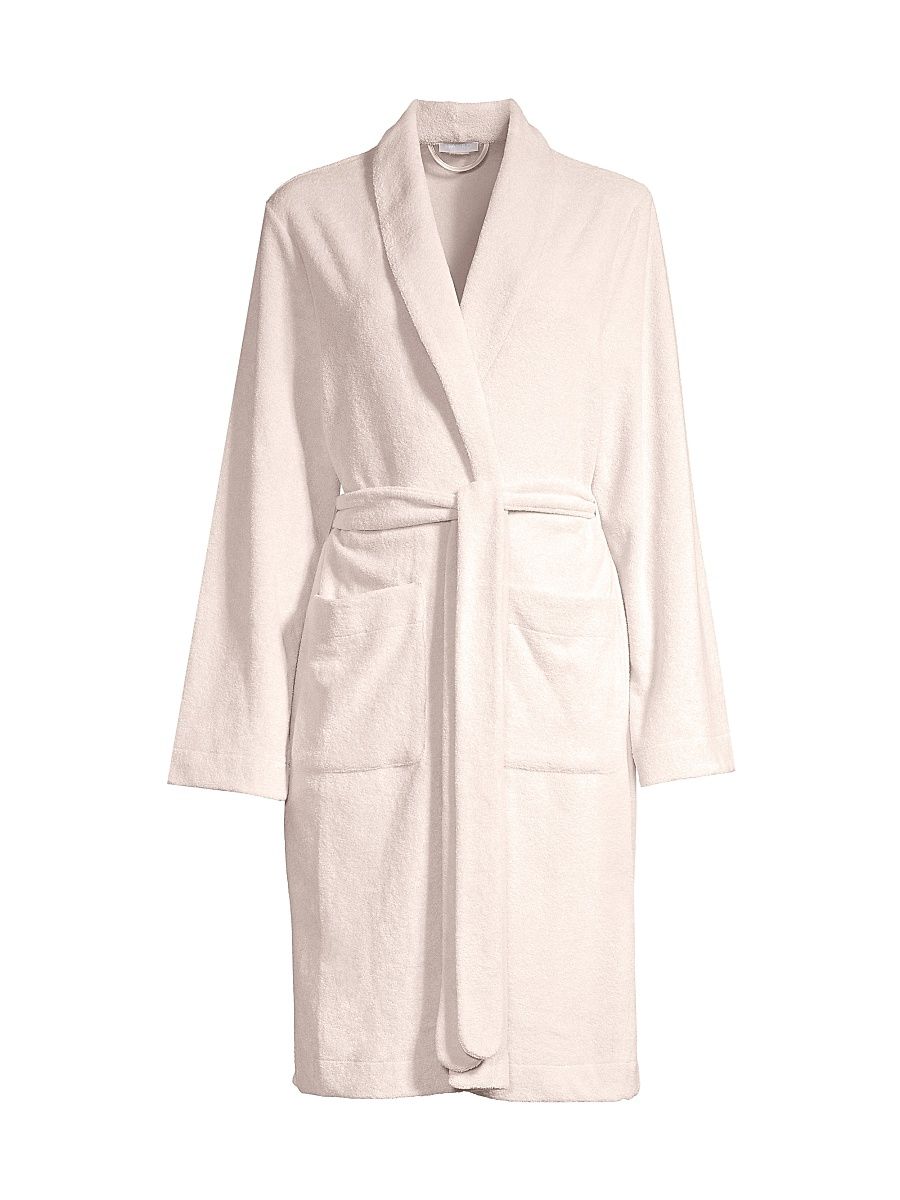 Women's Plush Wrap Robe - Light Pink - Size XL