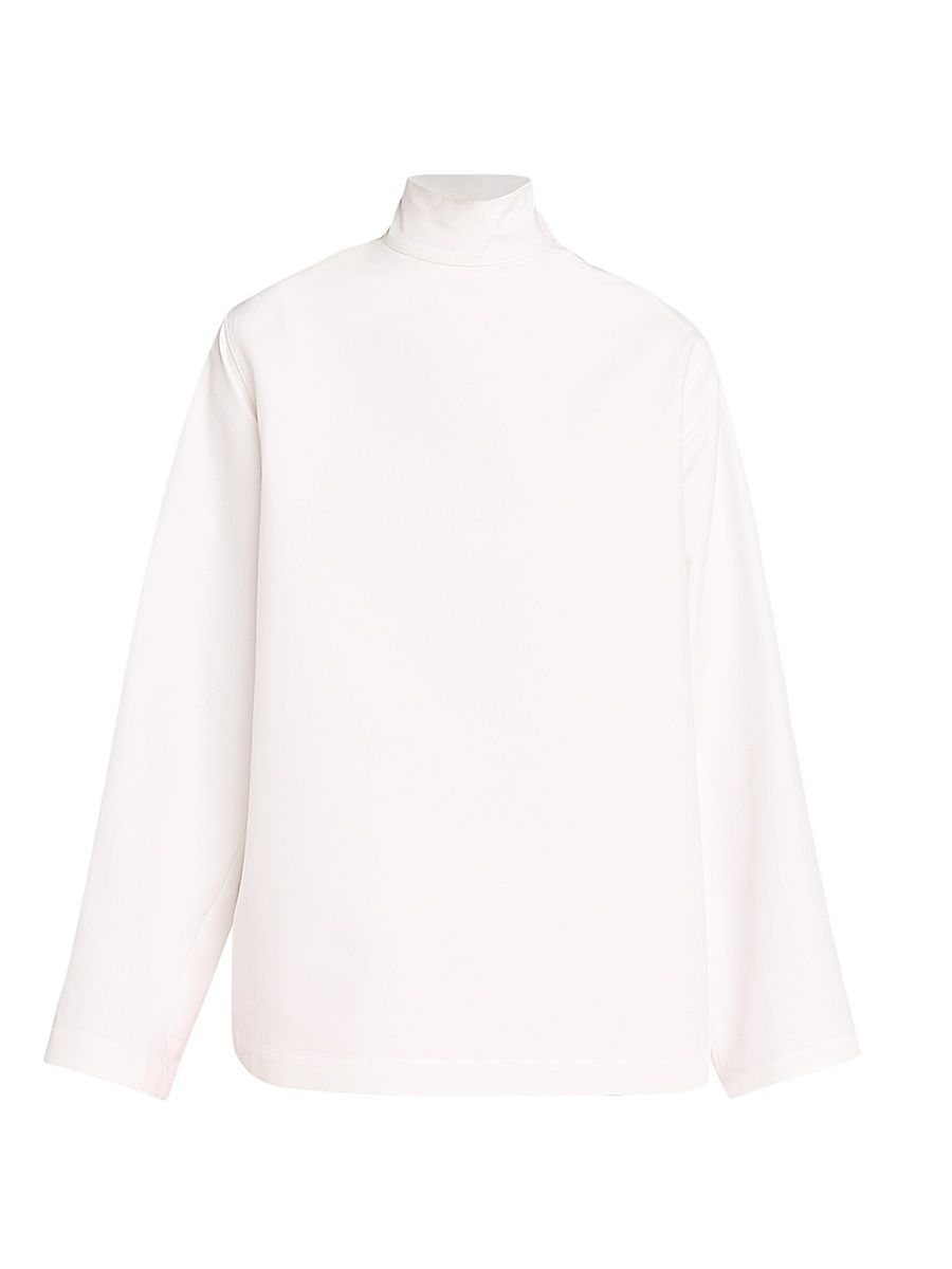 ALAÏA Women's Reverse Cotton Jacket - Blanc - Size 8
