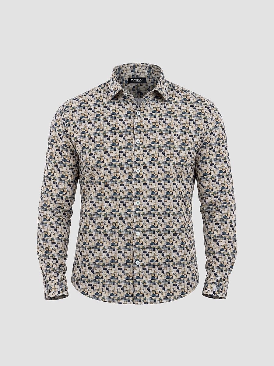 Men's Einstein Stretch Shirt - Multicolored - Size XXXL