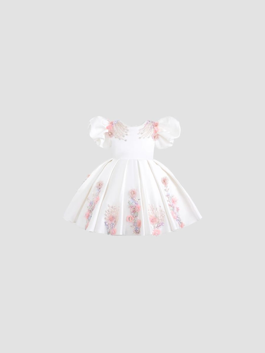 Tulleen Girl's Baby Girl's Little Girl's and Girl's Noeline Dress - White - Size 7