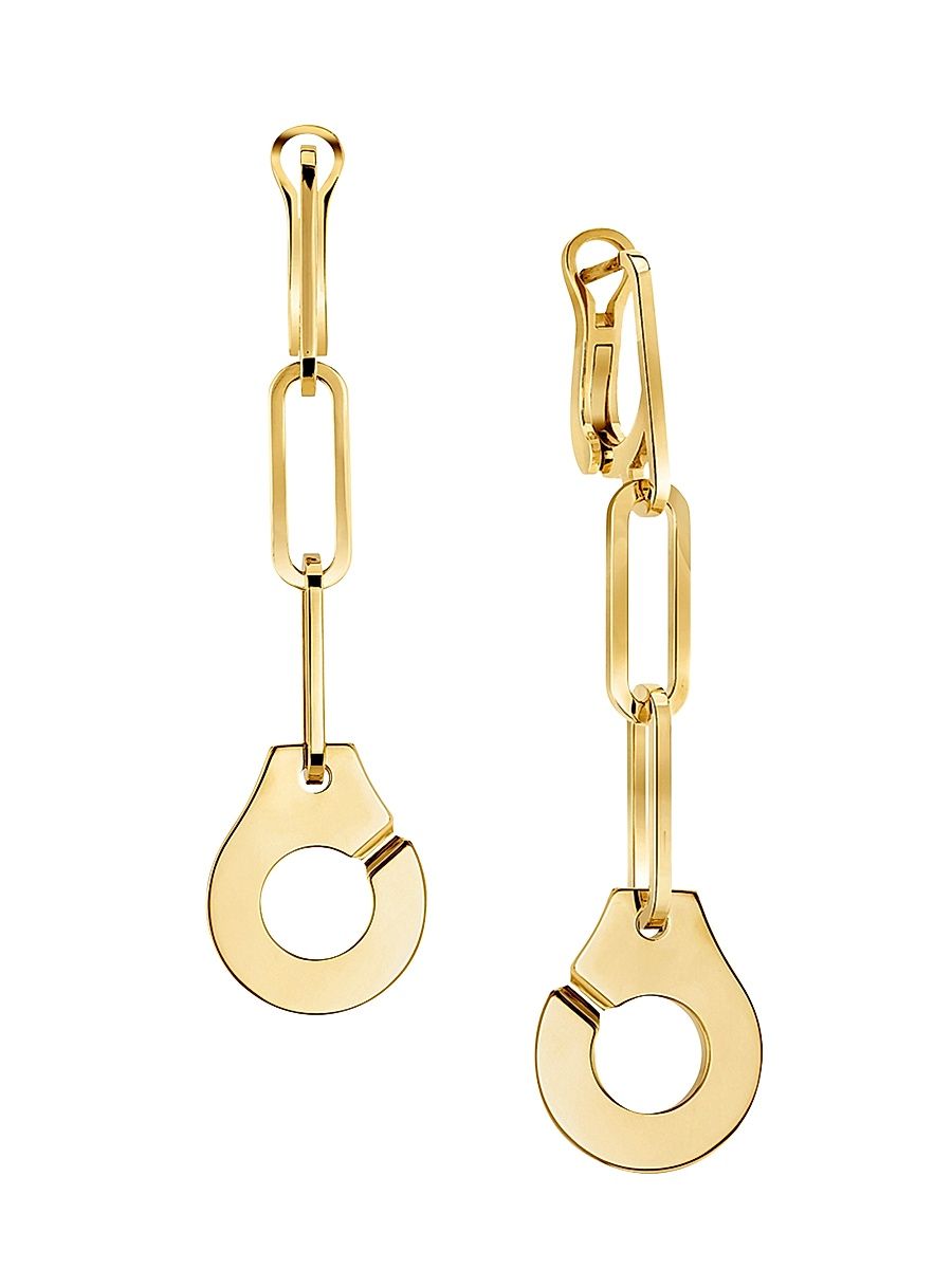 Women's Menottes 18K Yellow Gold Drop Earrings - Yellow Gold