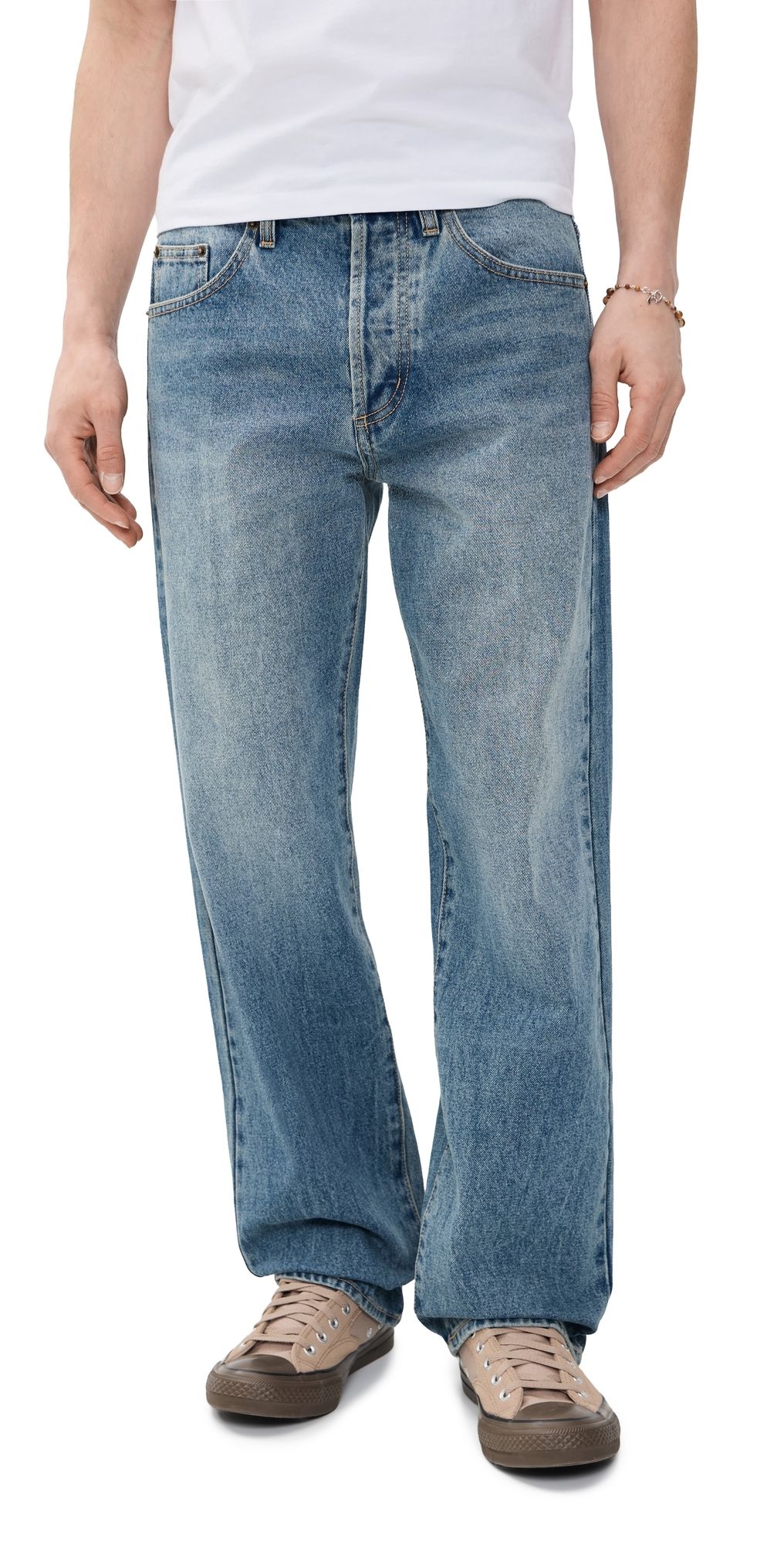 Obey Boxcar Straight Leg Jeans Heavy Vintage Indigo 29