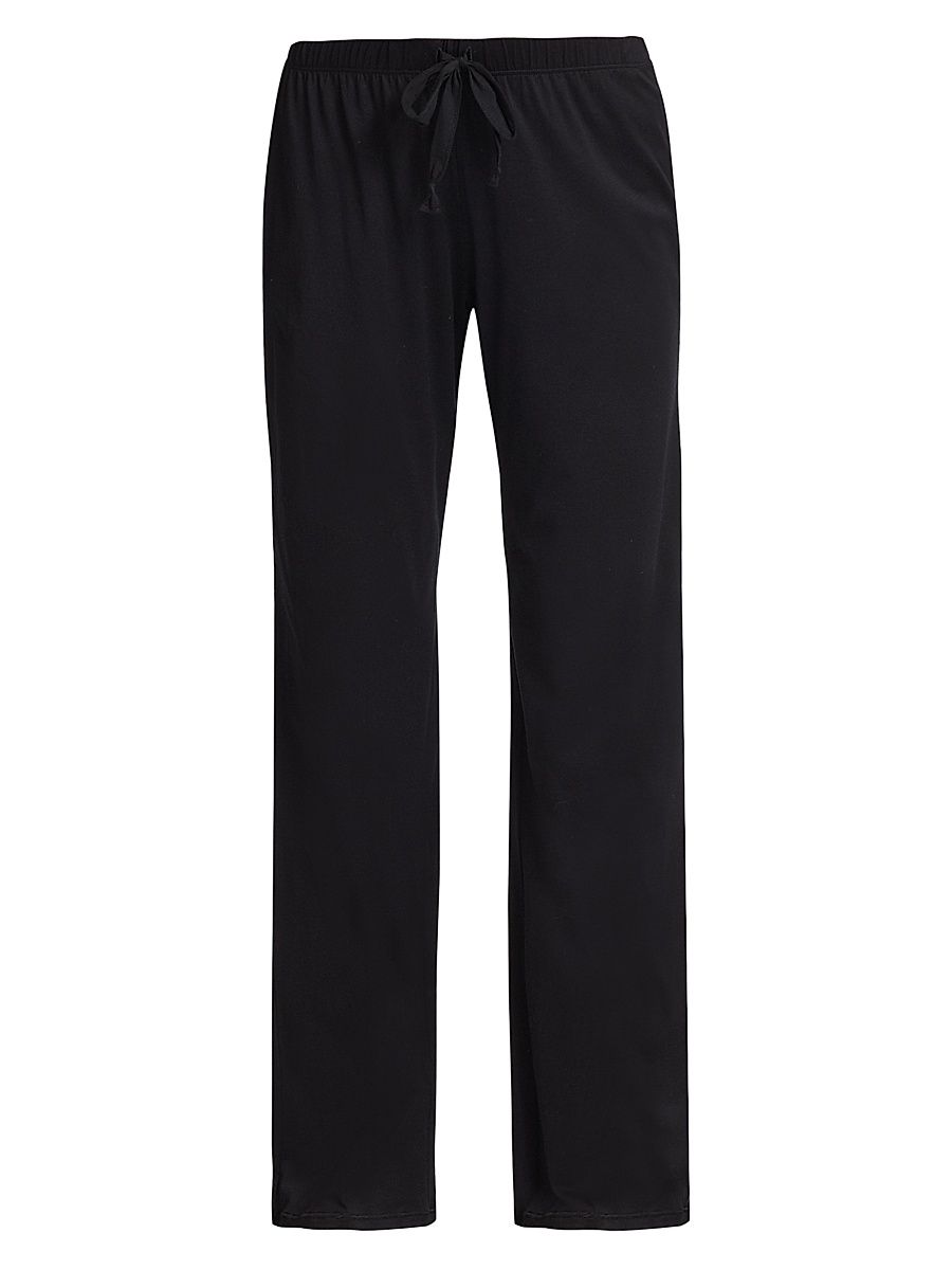 Women's Cotton Deluxe Lounge Pants - Black - Size XL