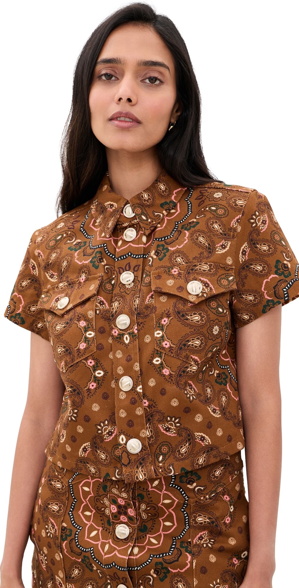 Cara Cara Paro Top Bandana Camel L