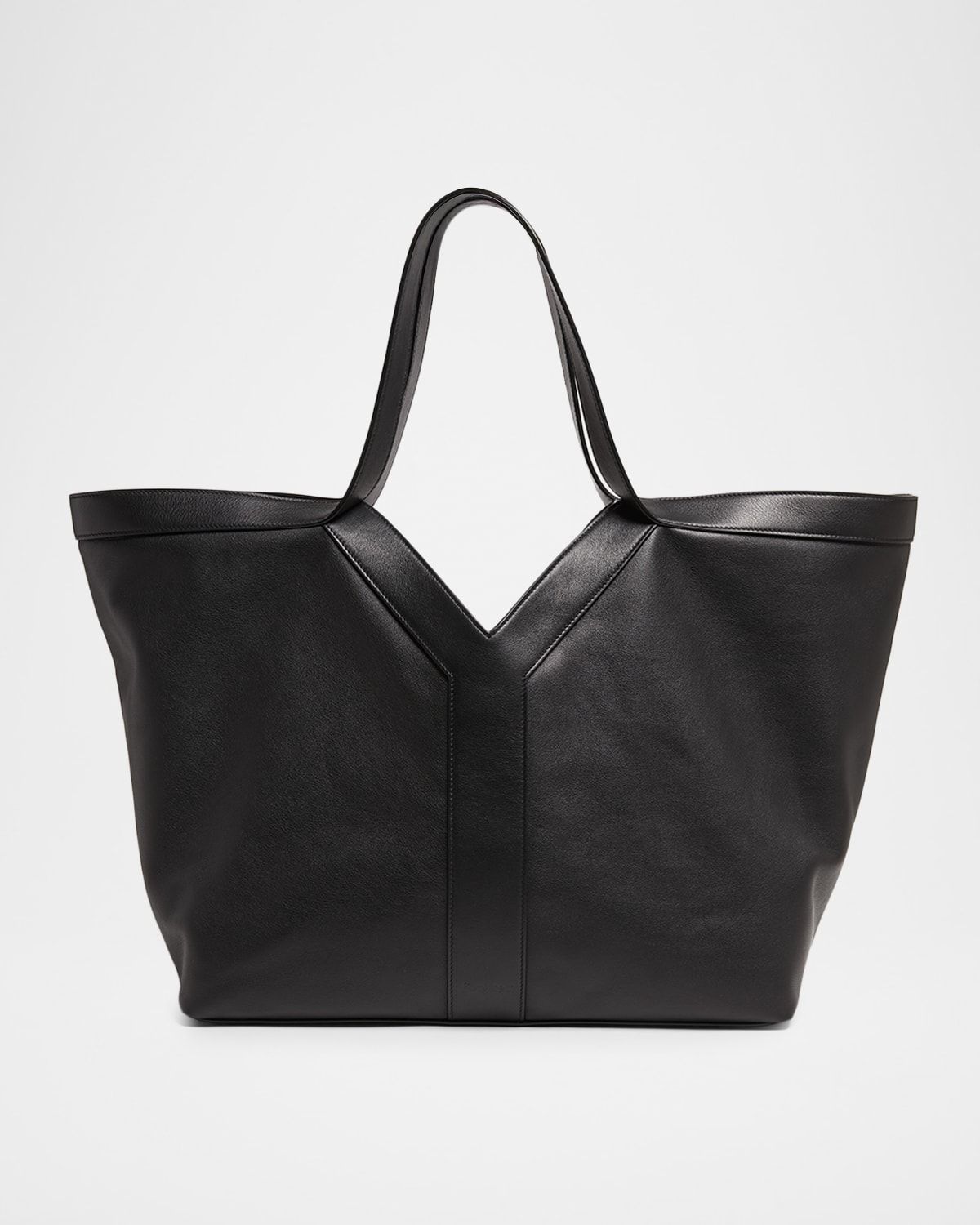 Y Stitch Tote Bag in Calfskin Leather