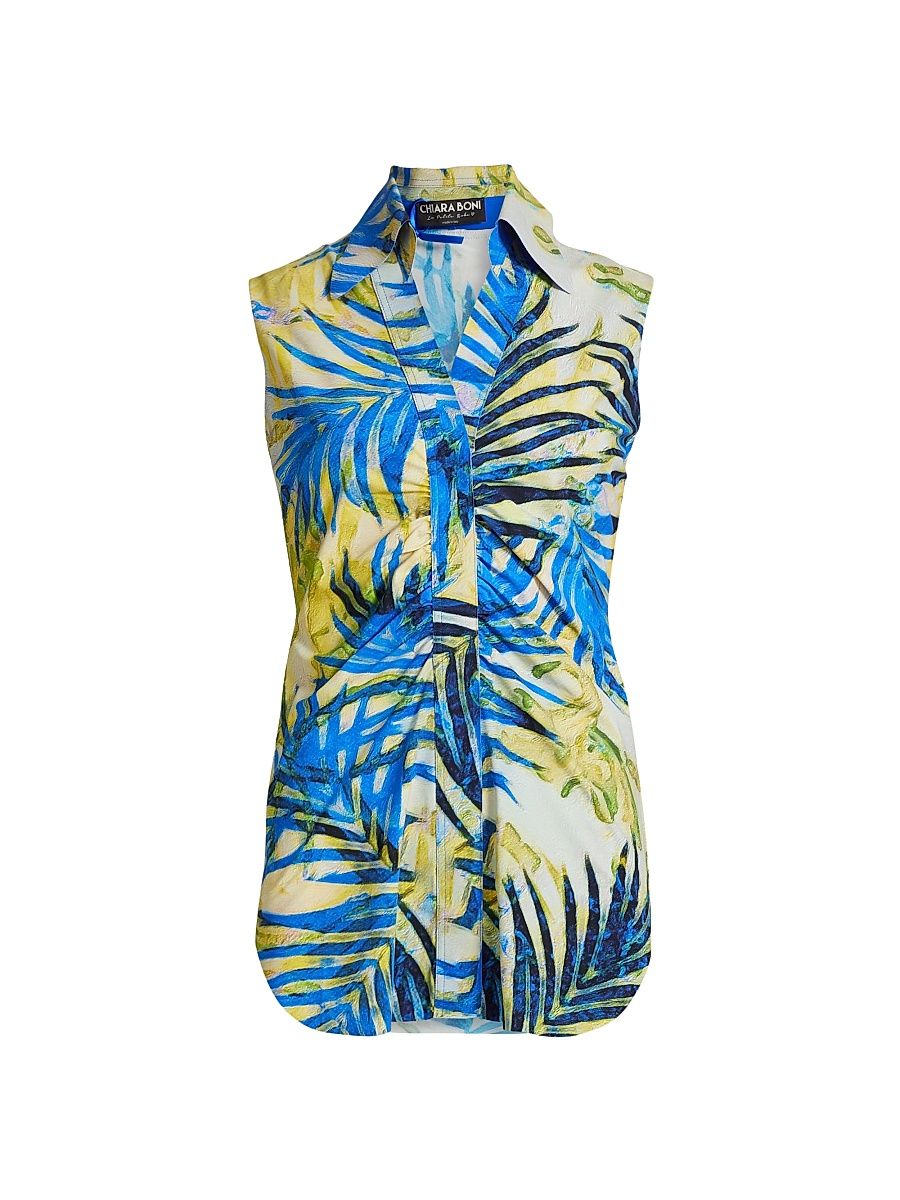 Women's Tulum Botanic V-Neck Blouse - Tulum - Size 6