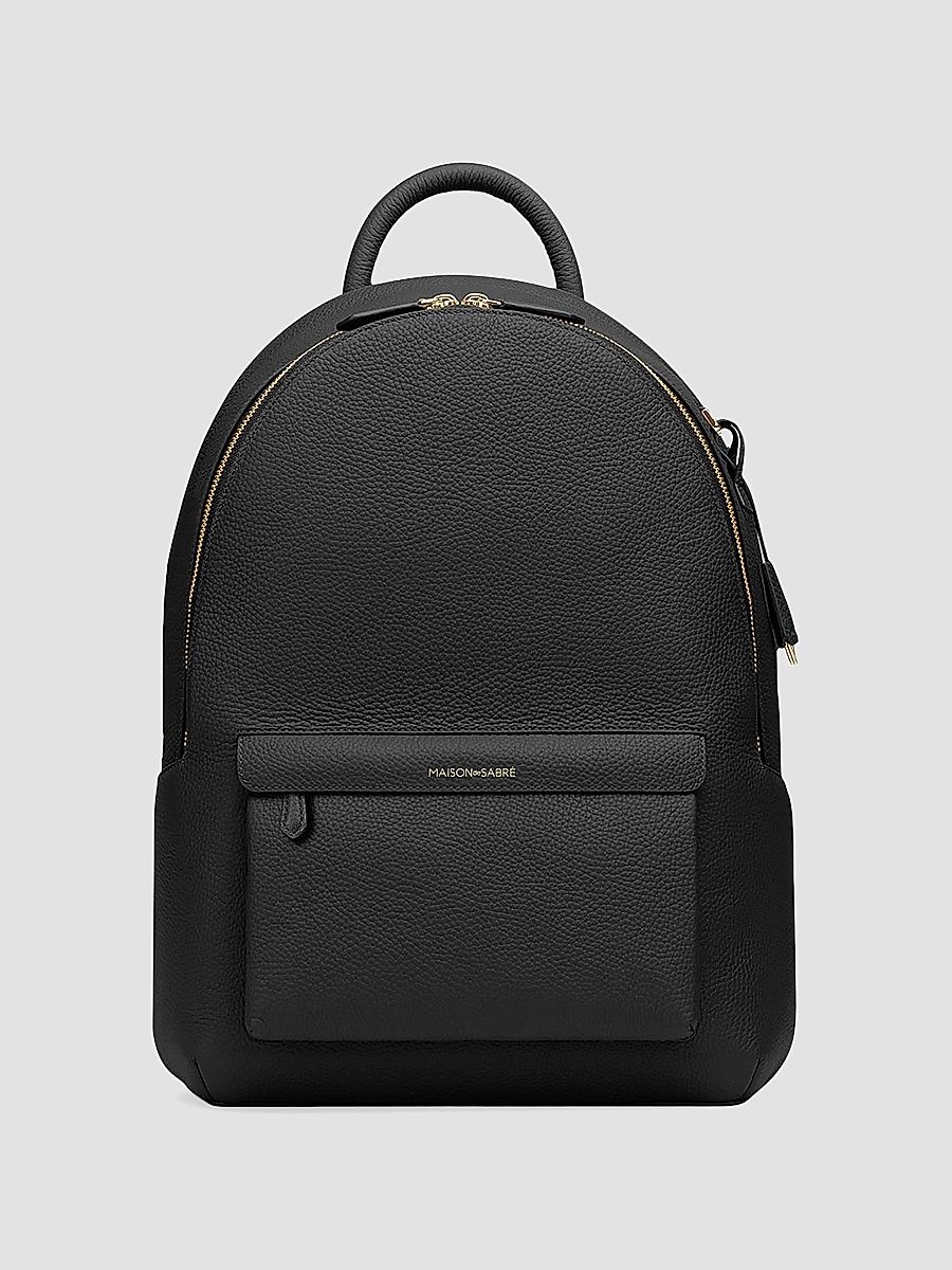 Maison de Sabre Unisex Backpack - Black Caviar