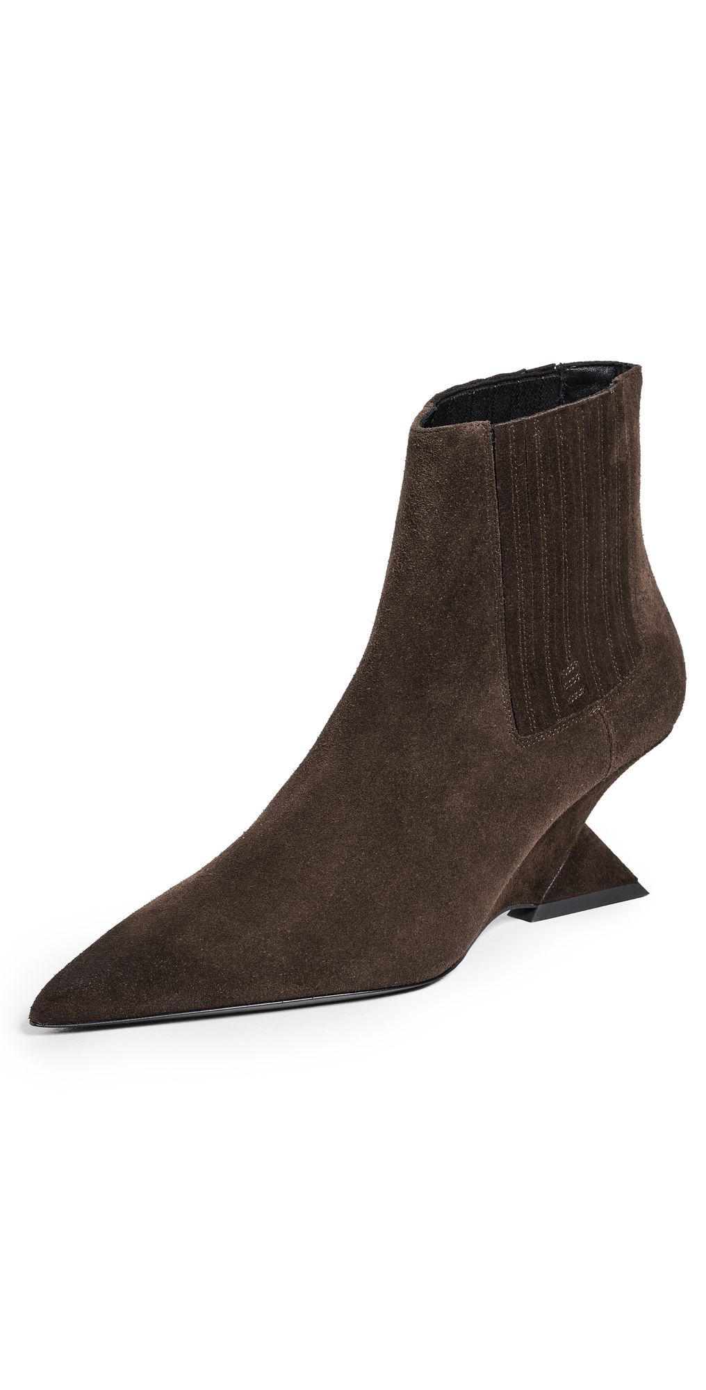 The Attico Cheope Ankle Boots Dark Brown 37