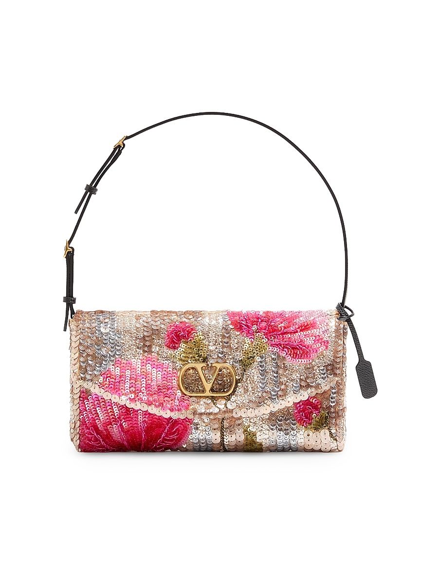 Women's Devain Small Embroidered Shoulder Bag