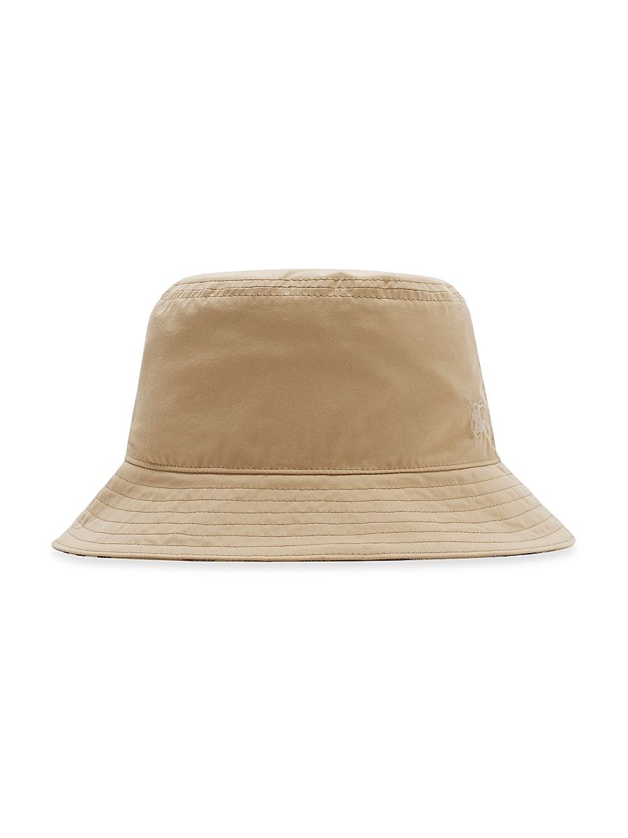Women's Reversible Gabardine Bucket Hat - Flax Sand - Size Small