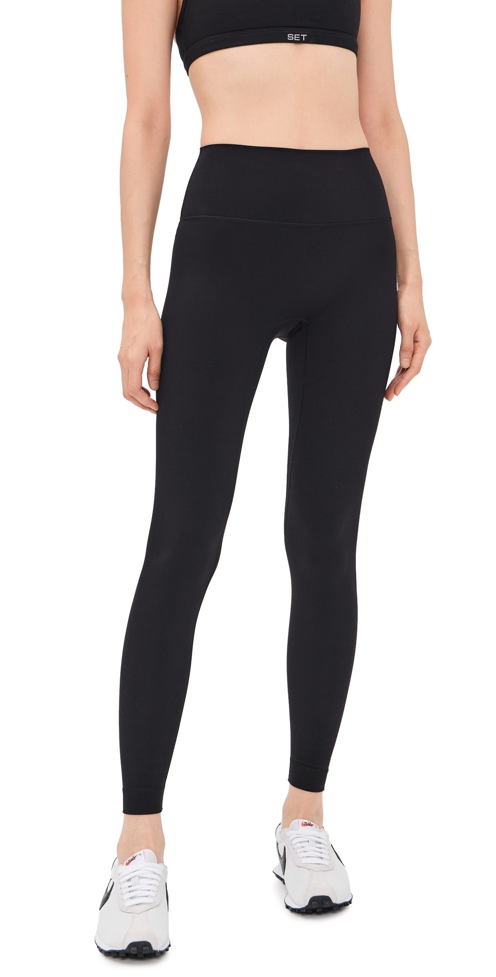 SET Sportbody Sporty High Rise Leggings ONYX L