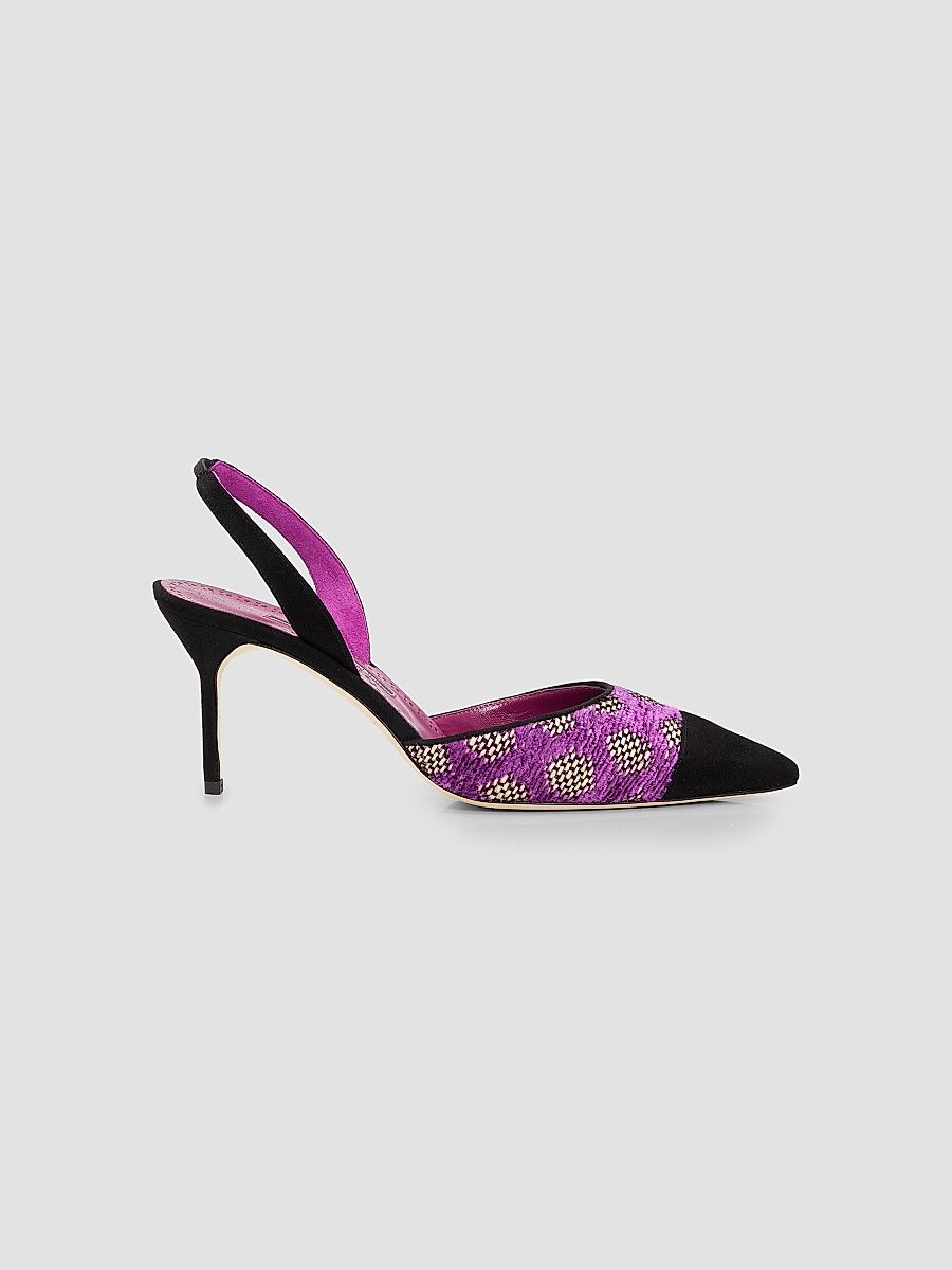 Women's Capsli Gala Slingback Pumps - Black - Size 9