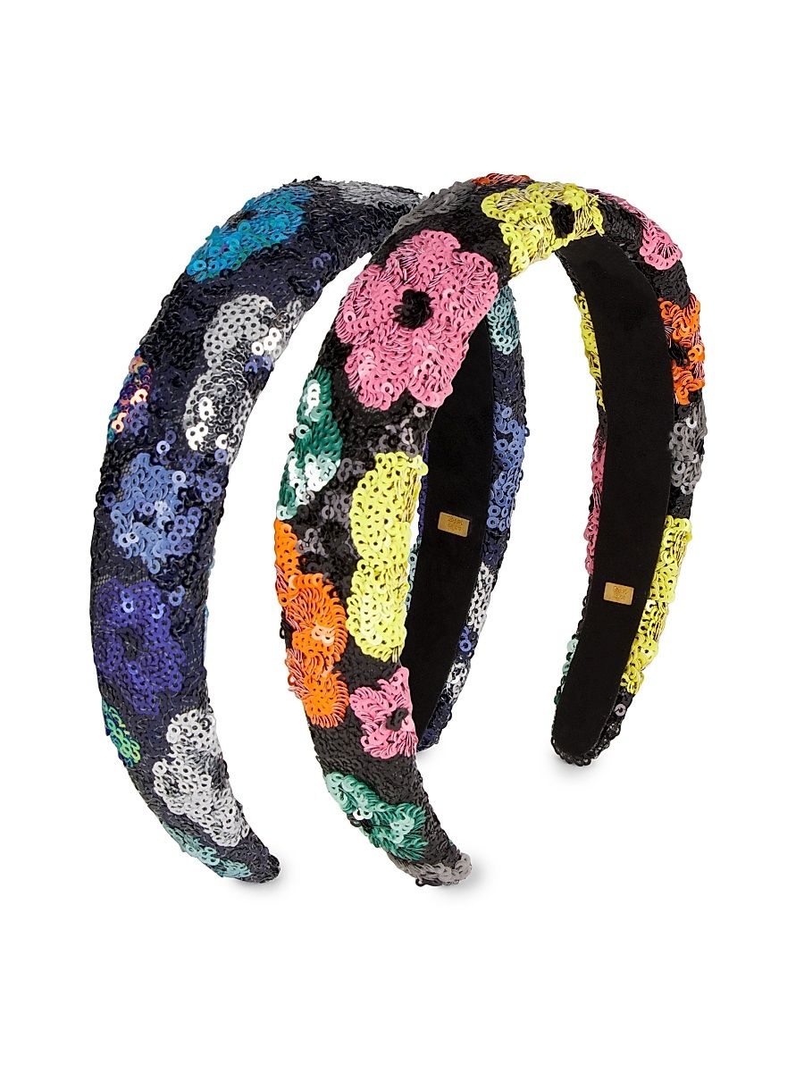 Girl's Flower Headbands 2-Piece Set