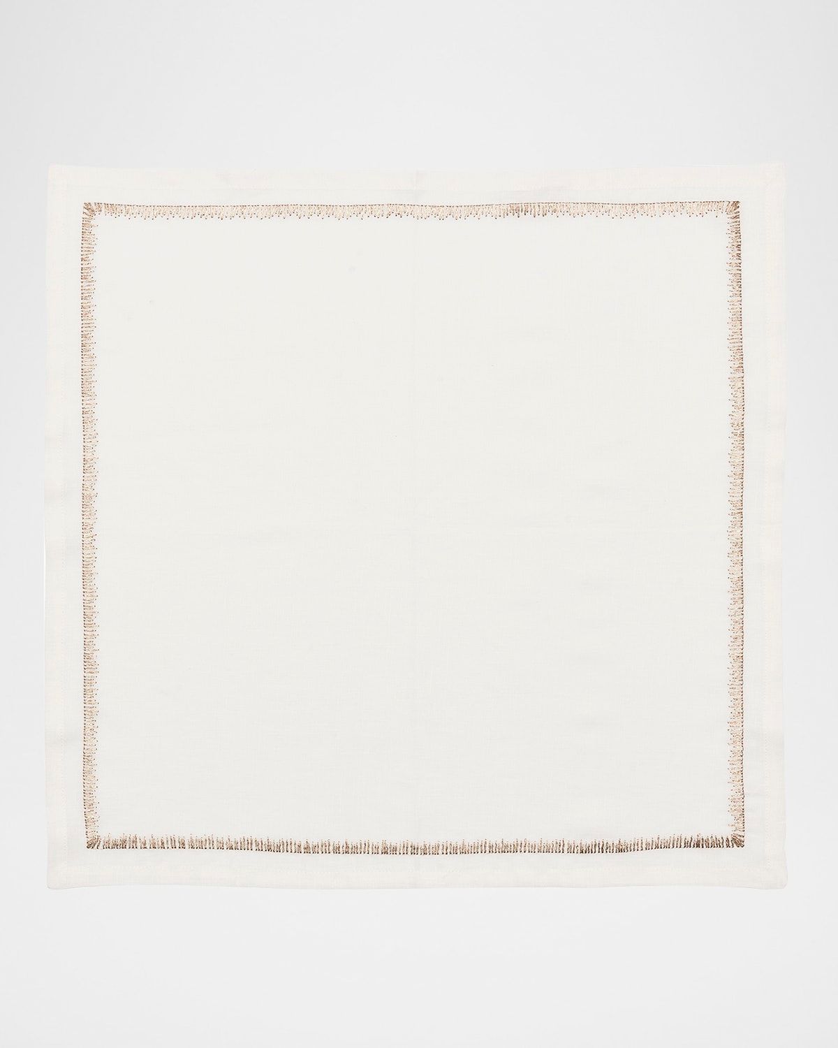 Filament Embroidered Linen Napkin