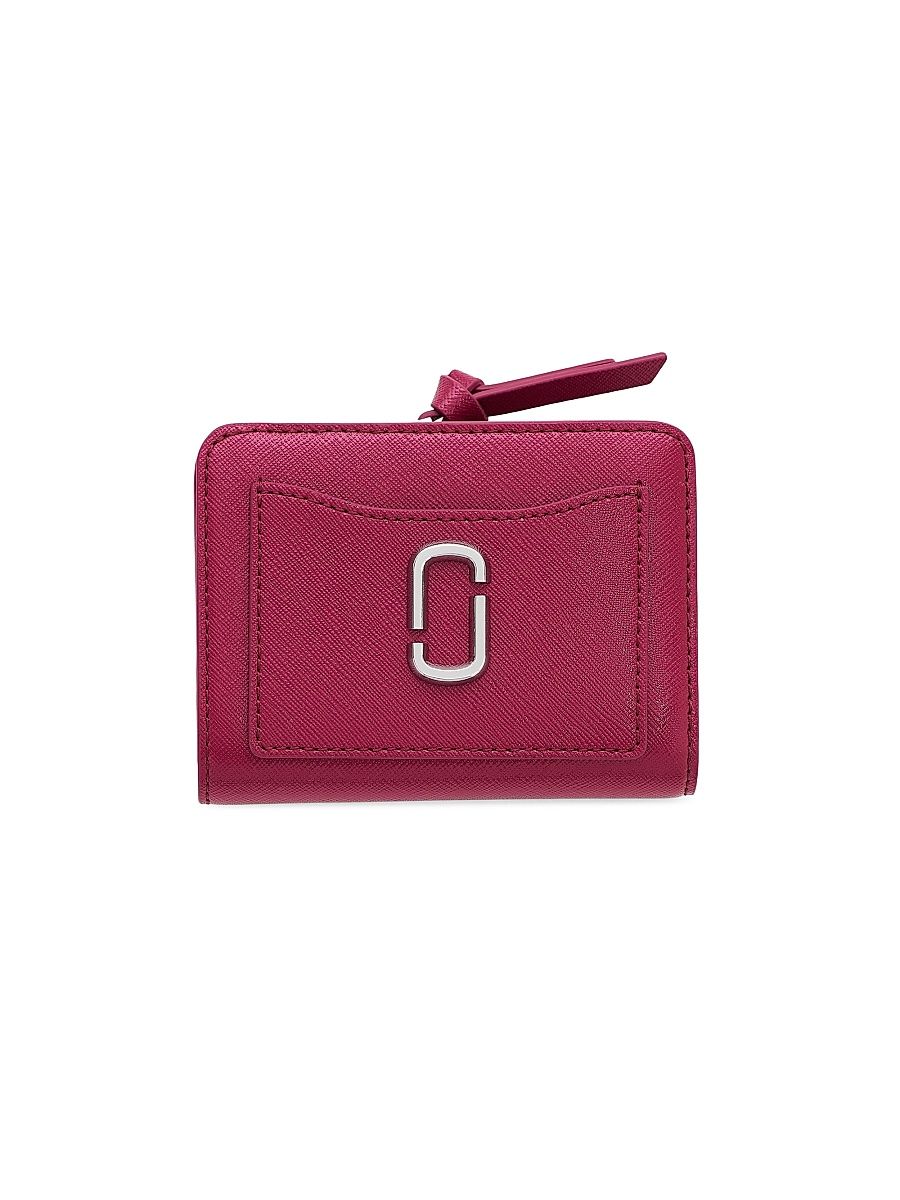 Women's The Mini Utility Snapshot Leather Wallet - Lipgloss Pink