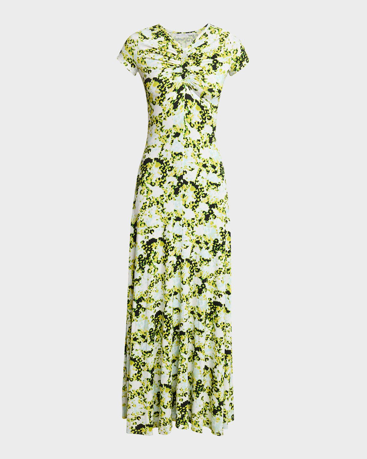 Neolani Printed Jersey Maxi Dress