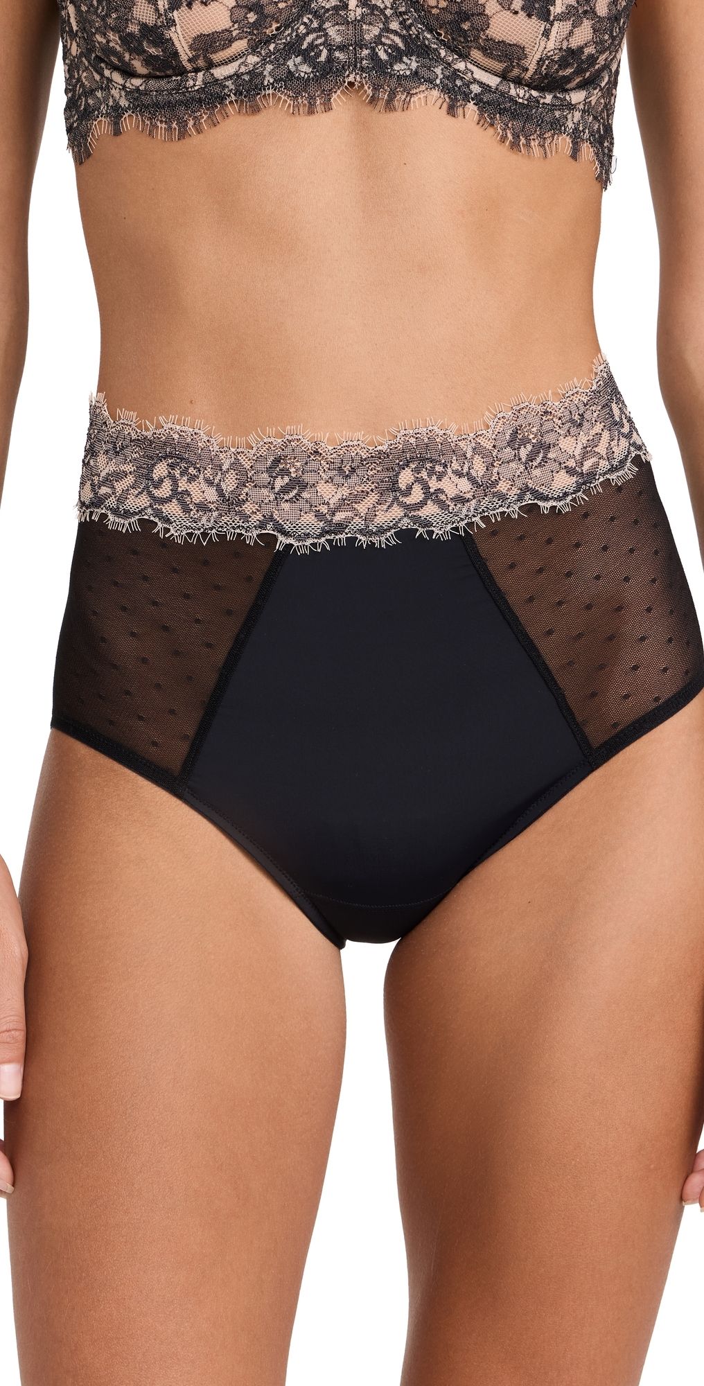 Skarlett Blue Entice High Waisted Briefs Black S