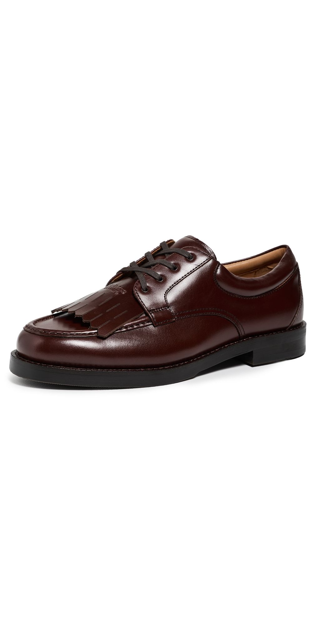 G. H. Bass Rangeley Sportocasin Loafers RED BROWN LEATHER SMOOTH 9