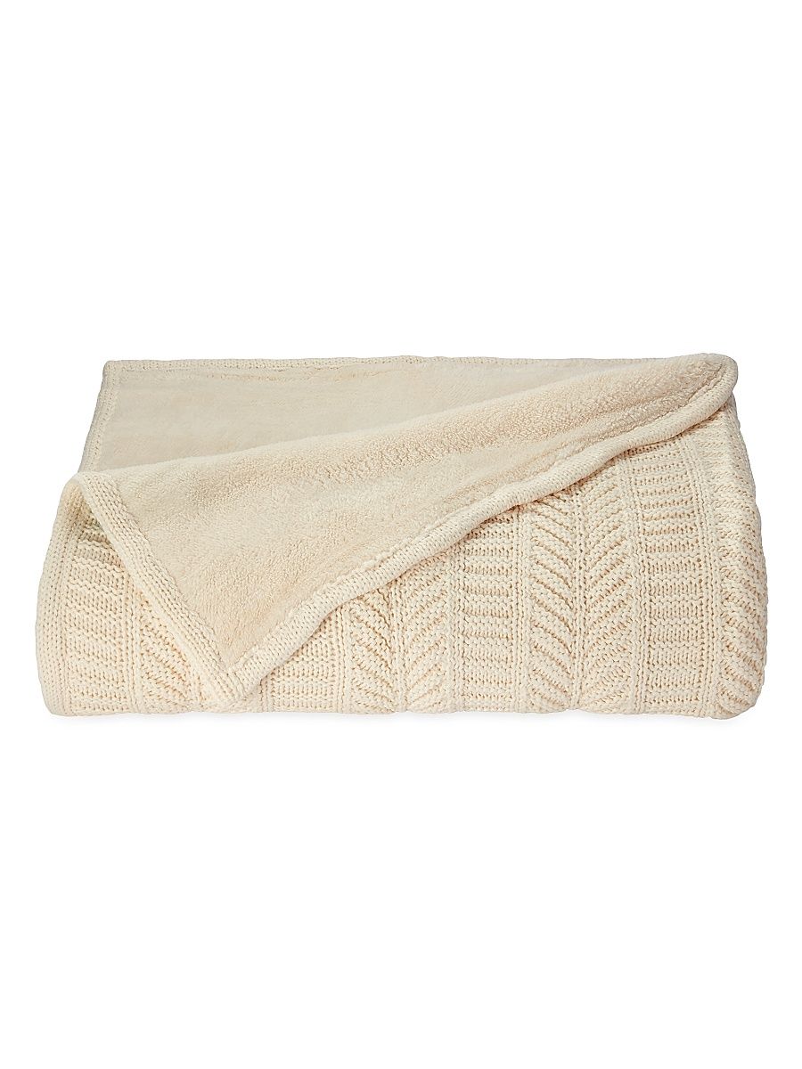 Woven Boucle Throw Blanket - Sugar