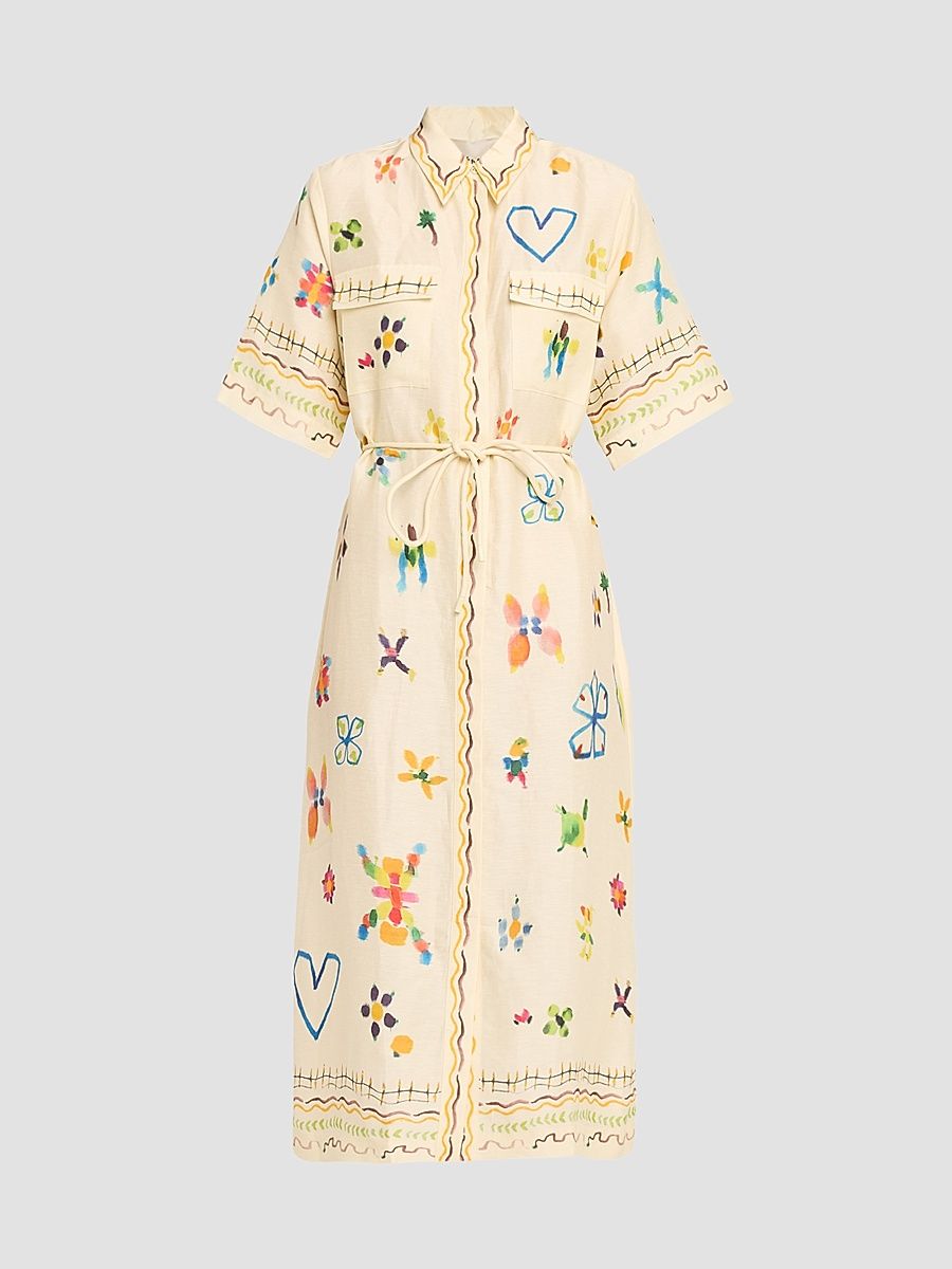 Women's Sidi Printed Shirtdress - Size 6