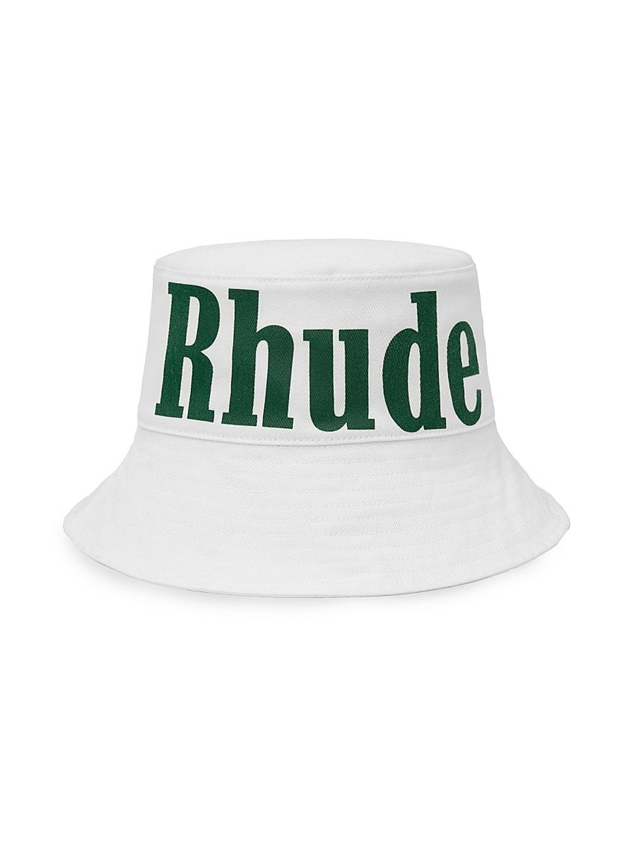 Men's Logo Bucket Hat - Off White Green