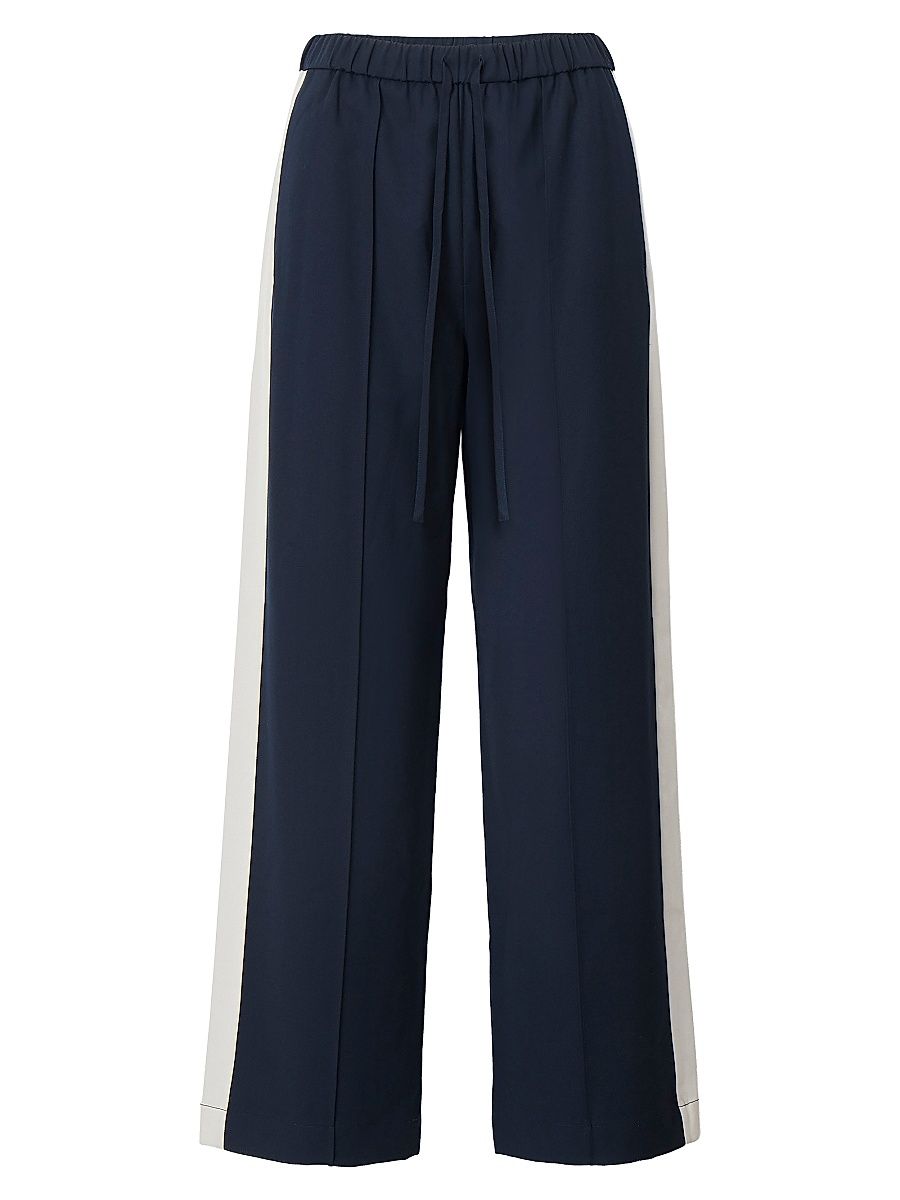 Women's Siena Wool Tuxedo Striped Pants - Sal - Size XXS