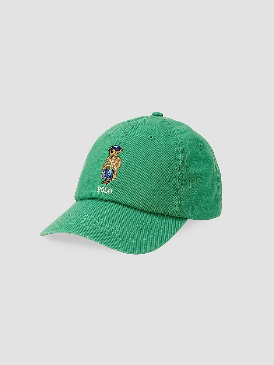 Men's Polo Bear Baseball Cap - Raft Green