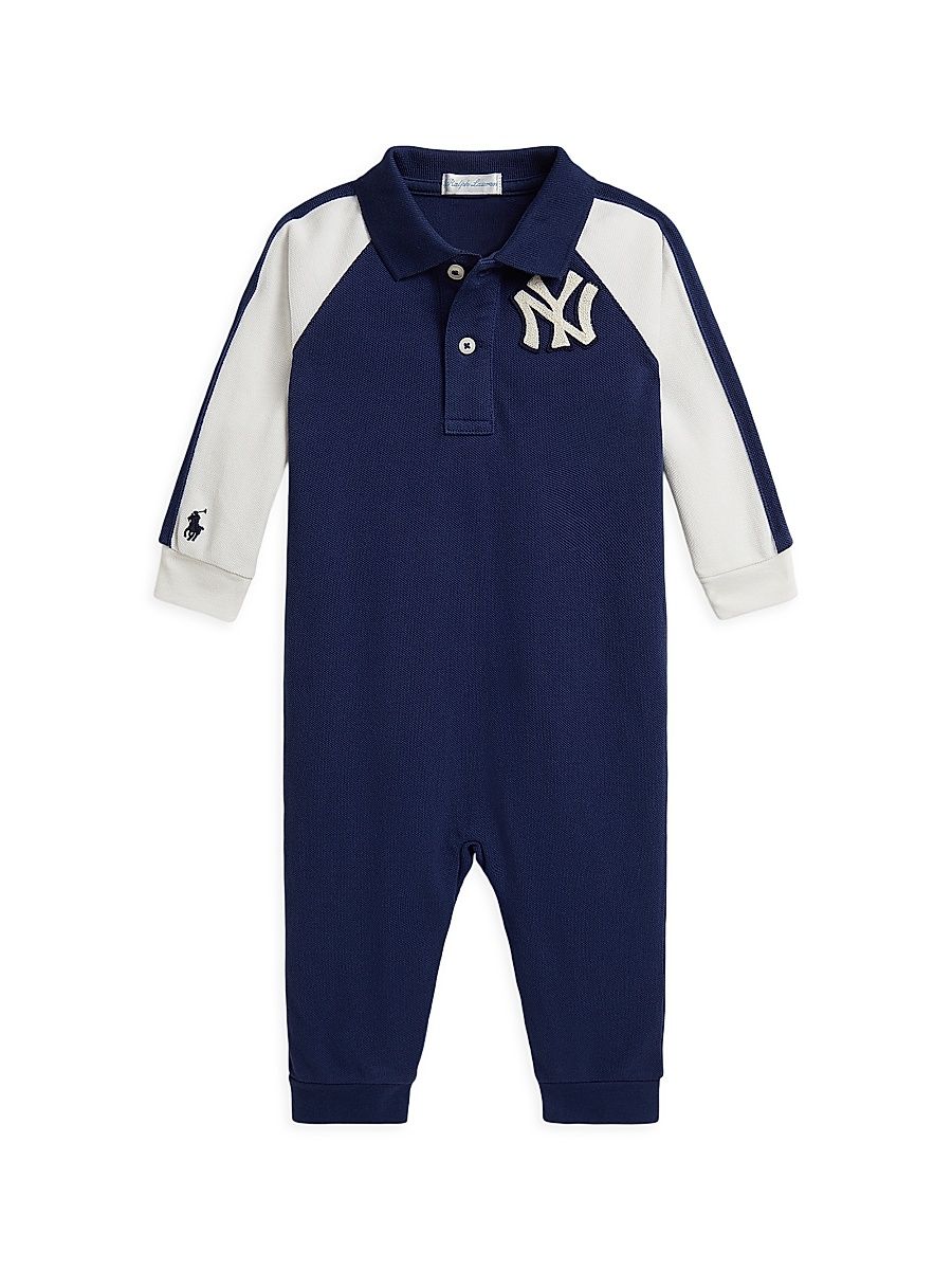Baby Boy's Polo Ralph Lauren x Yankees Polo Coverall - Dark Cobalt - Size 12 Months