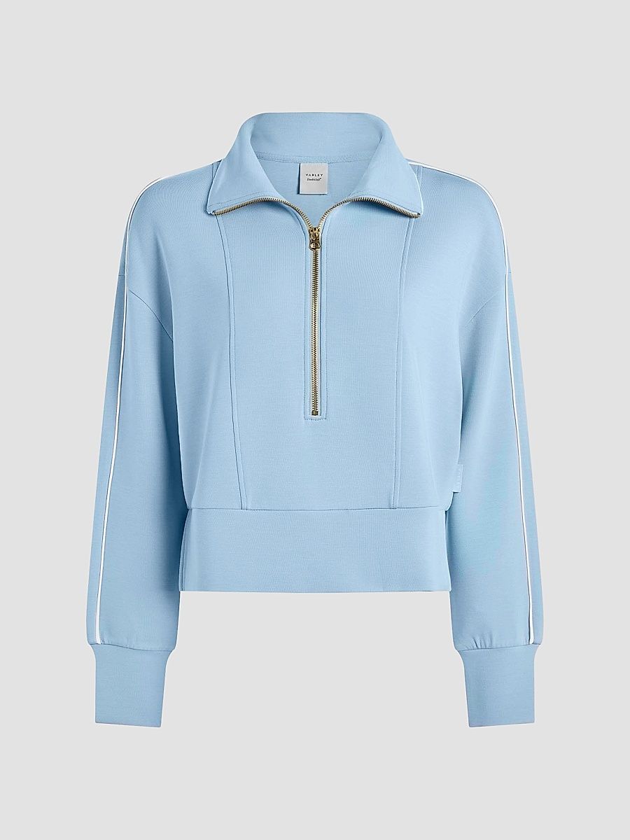Women's Davenport Half-Zip Jacket - Airy Blue - Size Large