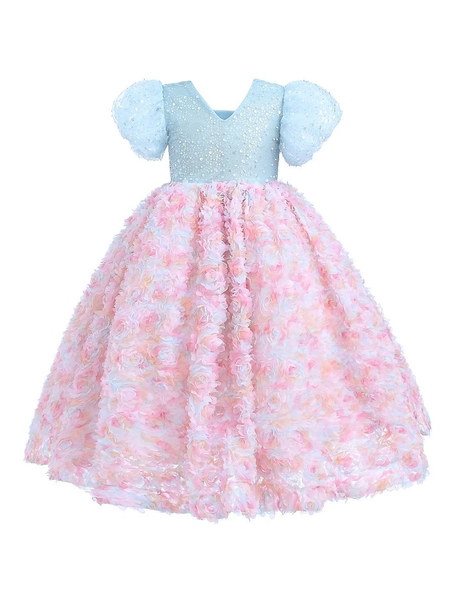 Little Girl's & Girl's Latona Dress - Blue - Size 13