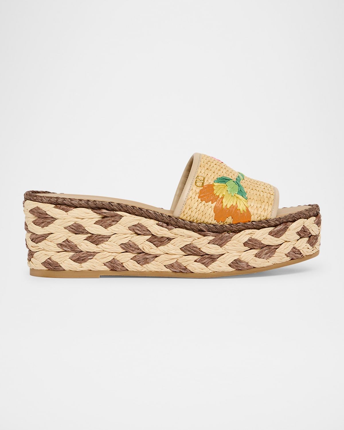 Bribri Floral Flatform Espadrille Sandals