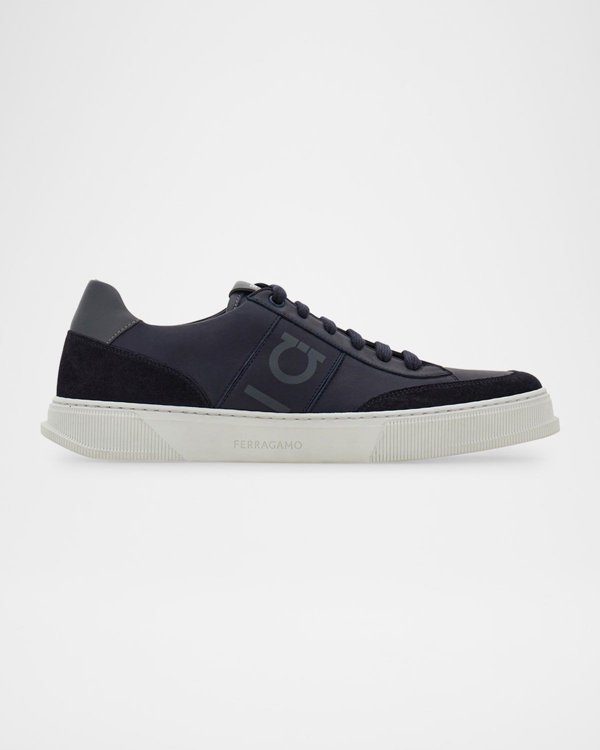 Men & apos;s Alaska Gancio Leather Low-Top Sneakers