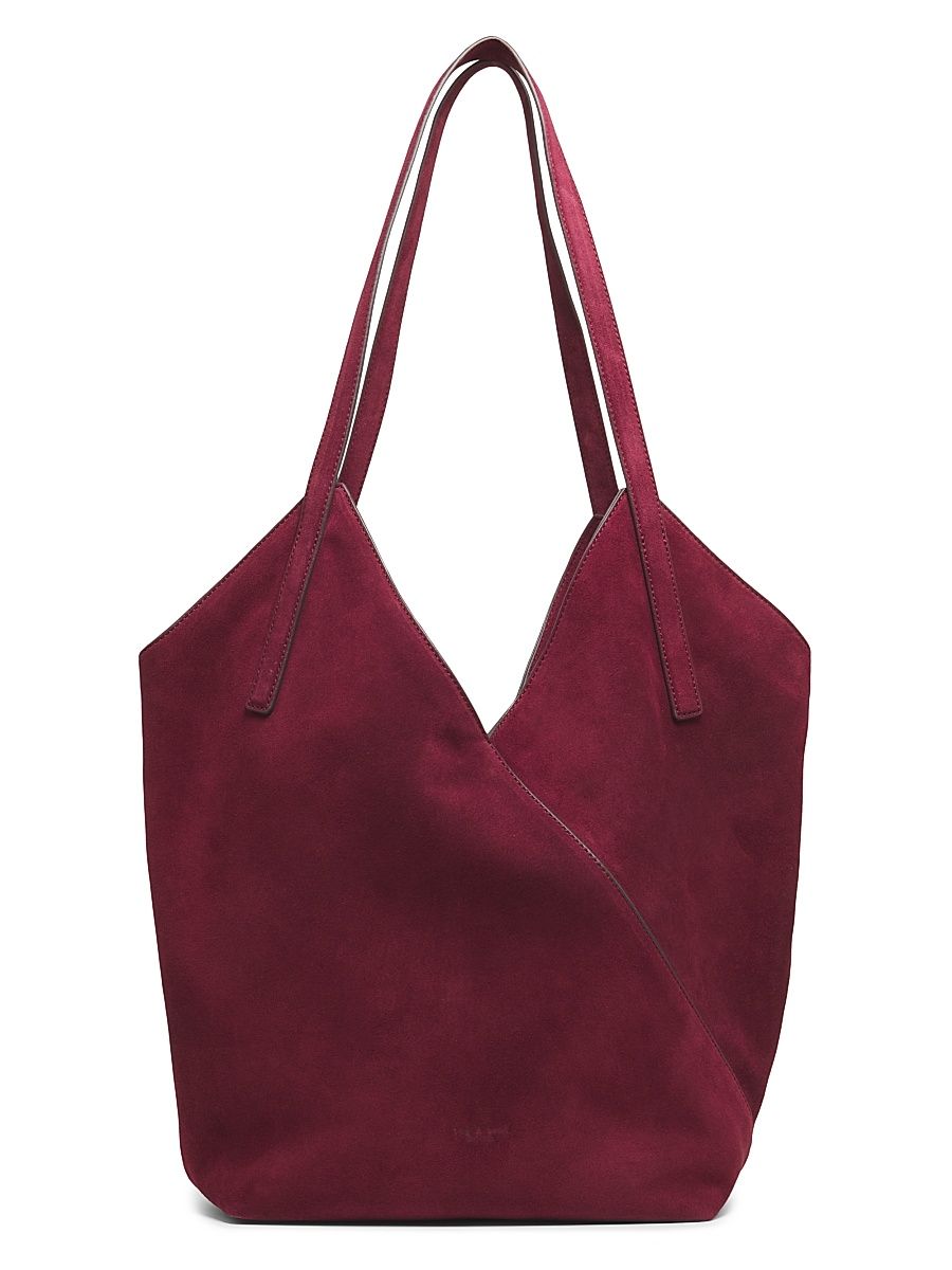Women's Alix Suede Tote Bag - Garnet